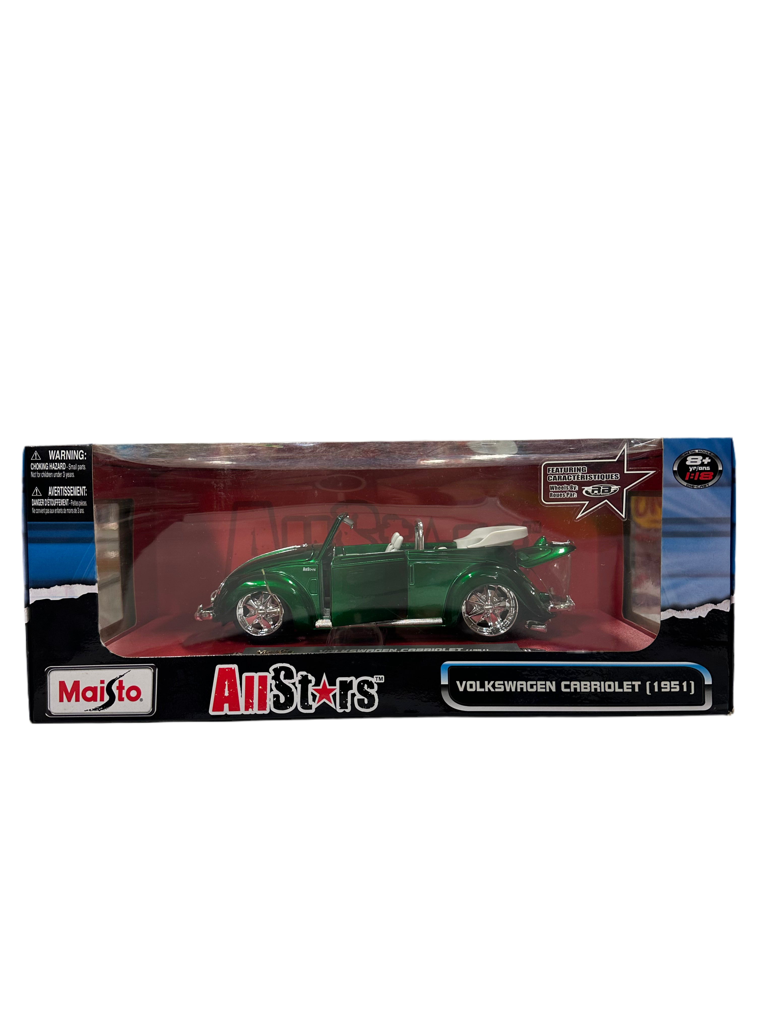 1/18 1951 VOLKSWAGEN CABRIOLET - ALLSTARS