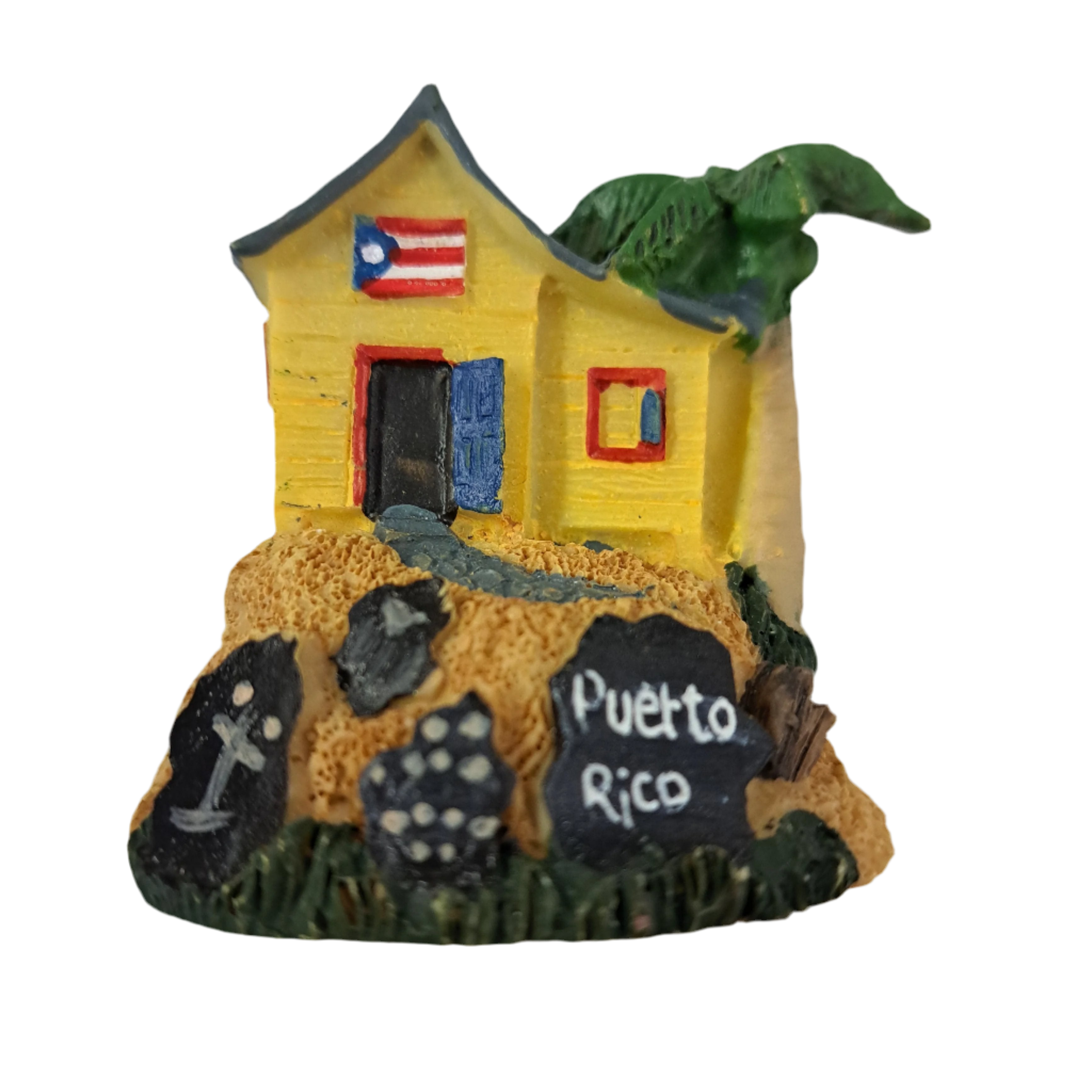 FIGURA CASA DE PLAYA DE PUERTO RICO DE 2"