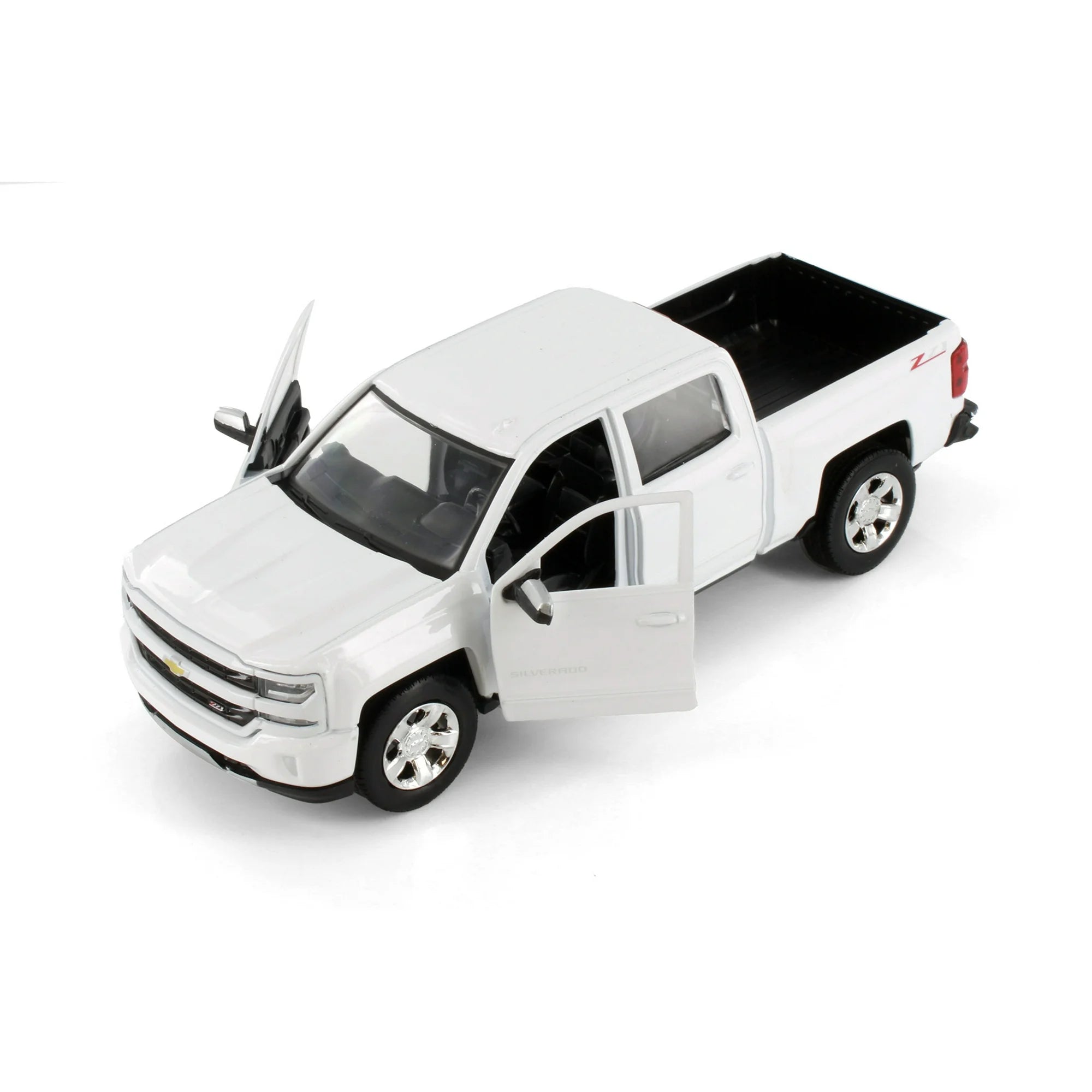 1/24 2017 CHEVY SILVERADO 1500 LT Z71 CREW PEARL WHITE - MOTOR MAX