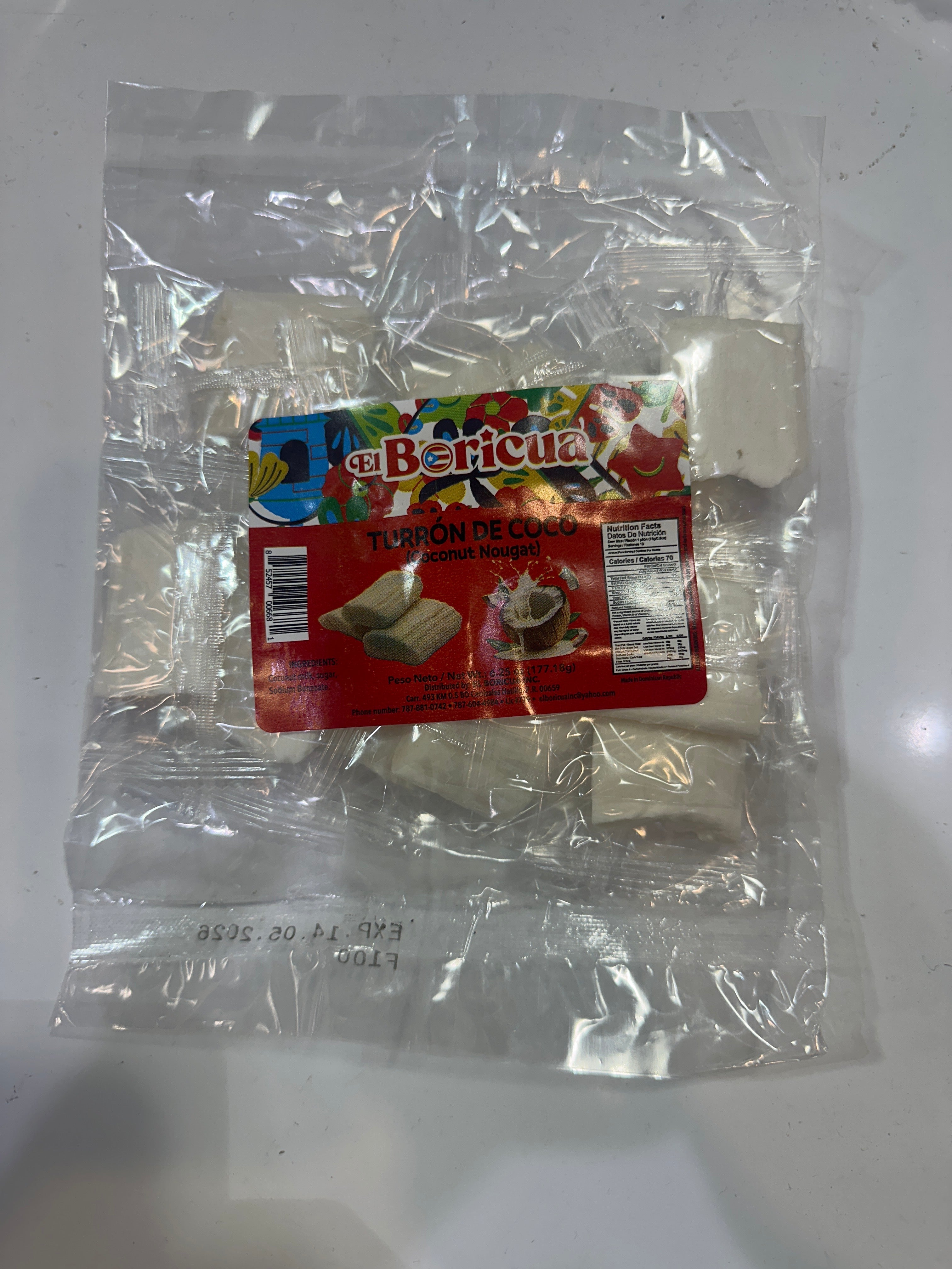 TURRÓN DE COCO - EL BORICUA