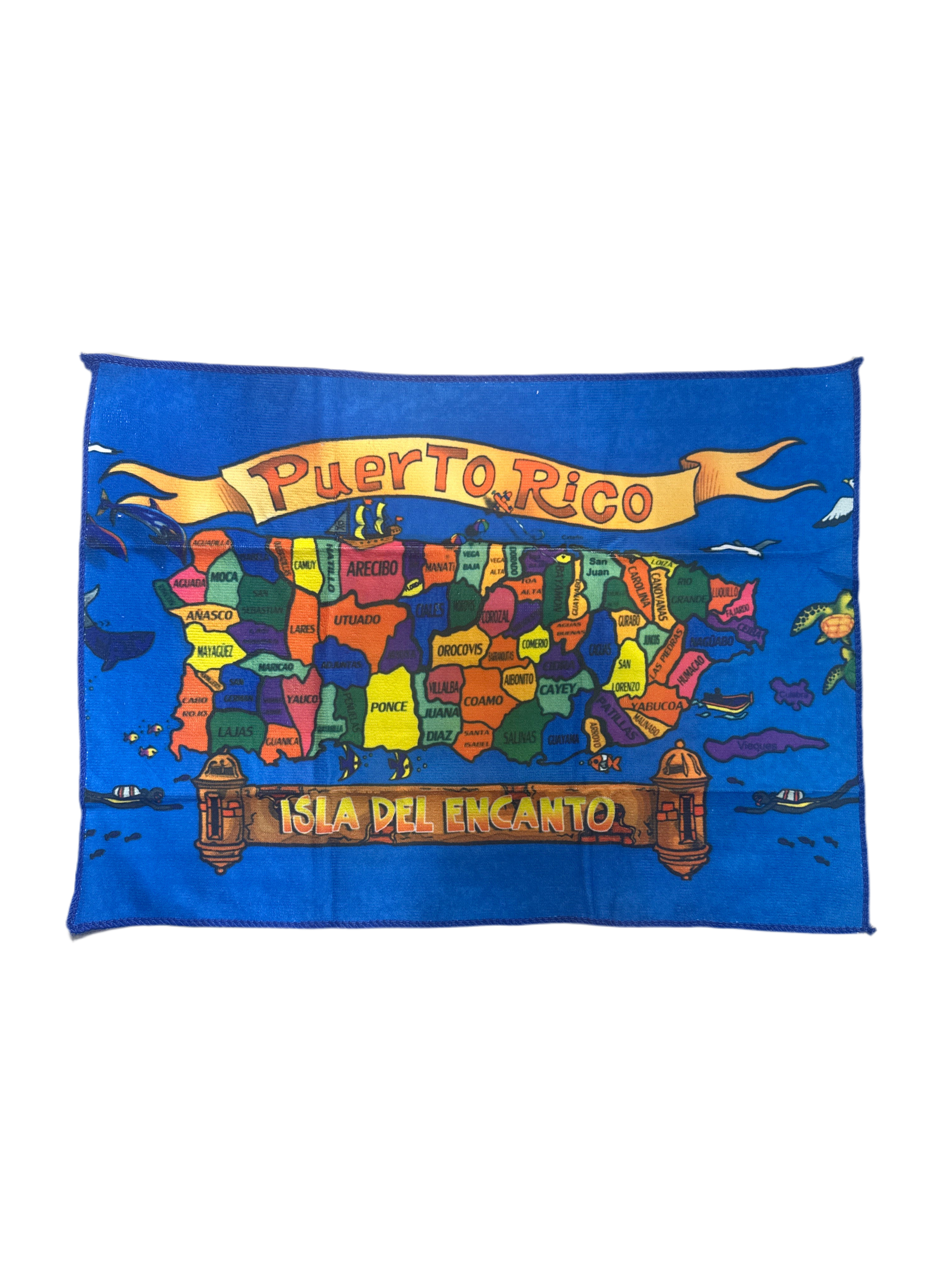 KITCHEN TOWEL MAP OF PUERTO RICO