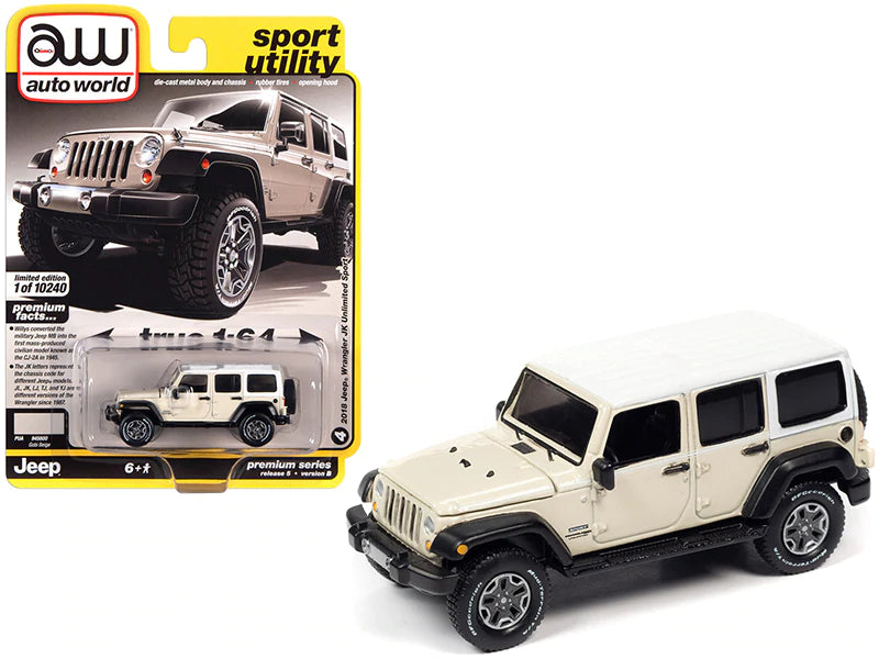 1/64 2018 JEEP WRANGLER JK UNLIMITED SPORT - SPORT UTILITY