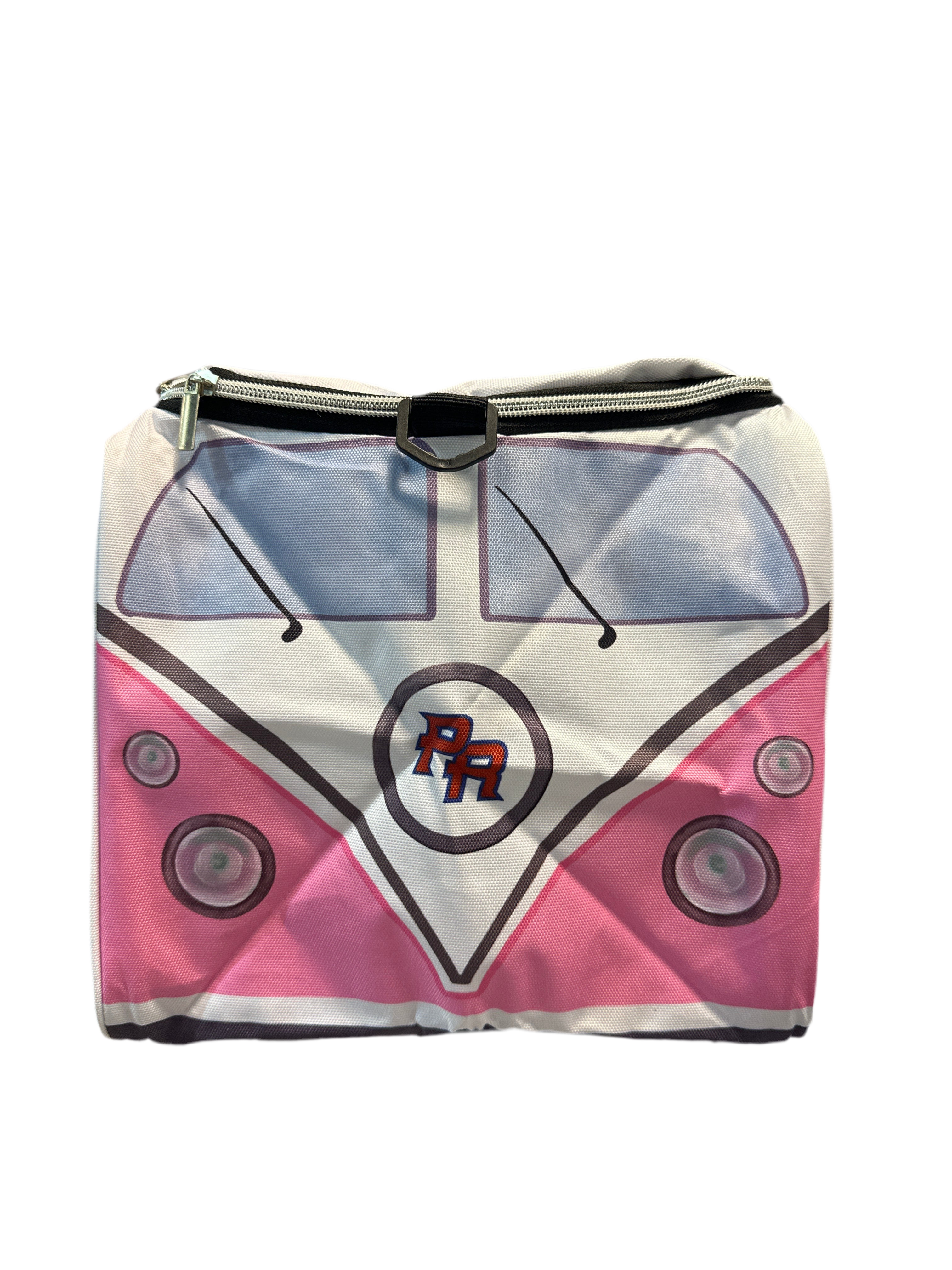 PUERTO RICO VW - VOLKSWAGEN INSULATED COOL-WARM THERMO PICNIC LUNCH BAG BOX FOR FOOD IN T1 BUS DESIGN (25 LITER/ 6.6 GALLONS).