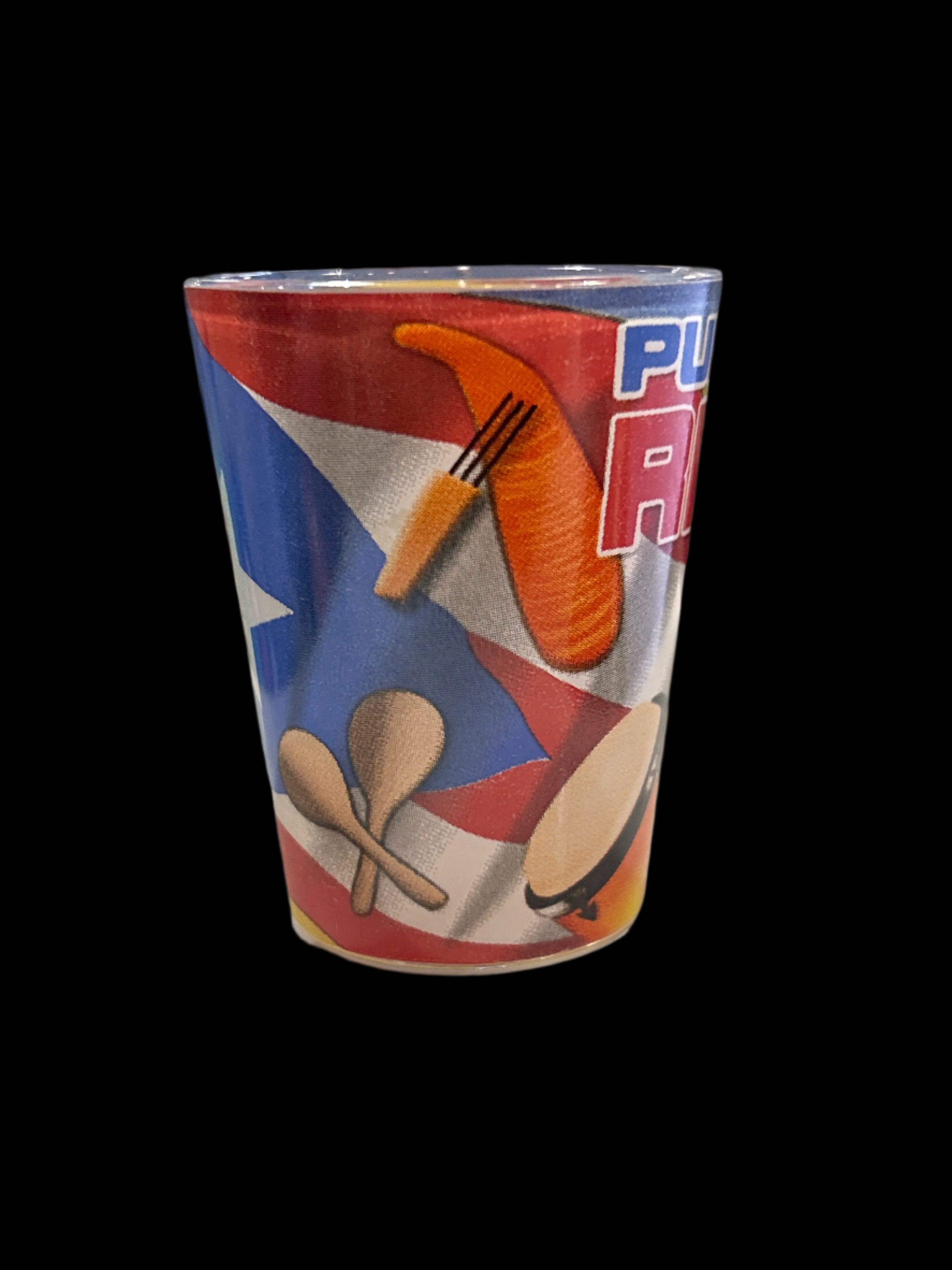 3" PUERTO RICO INSTRUMENTS SHOTGLASS