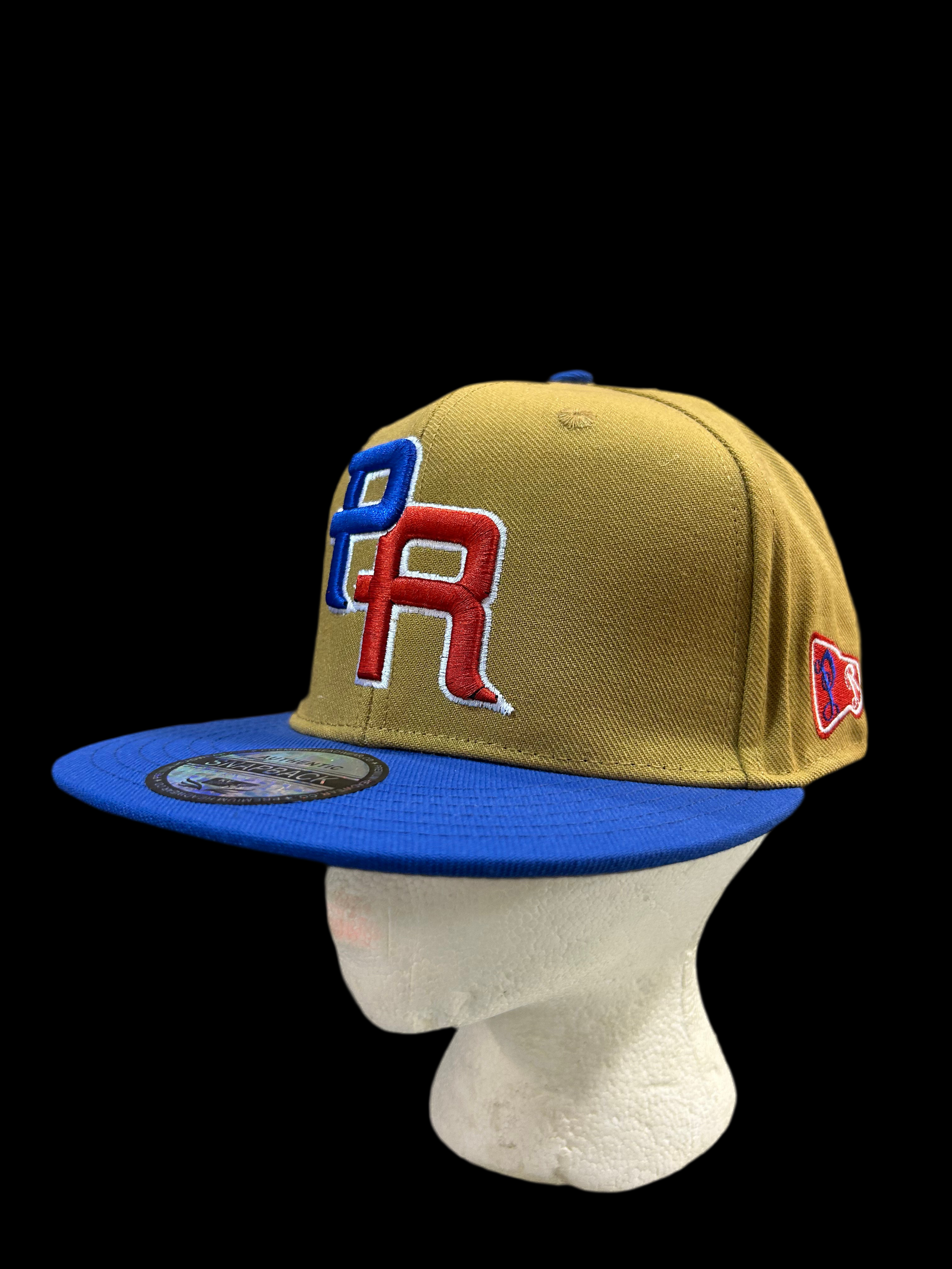 GORRA DE PUERTO RICO ROJA-Y BEIGE- PUERTO RICO RED & BEIGE CAP