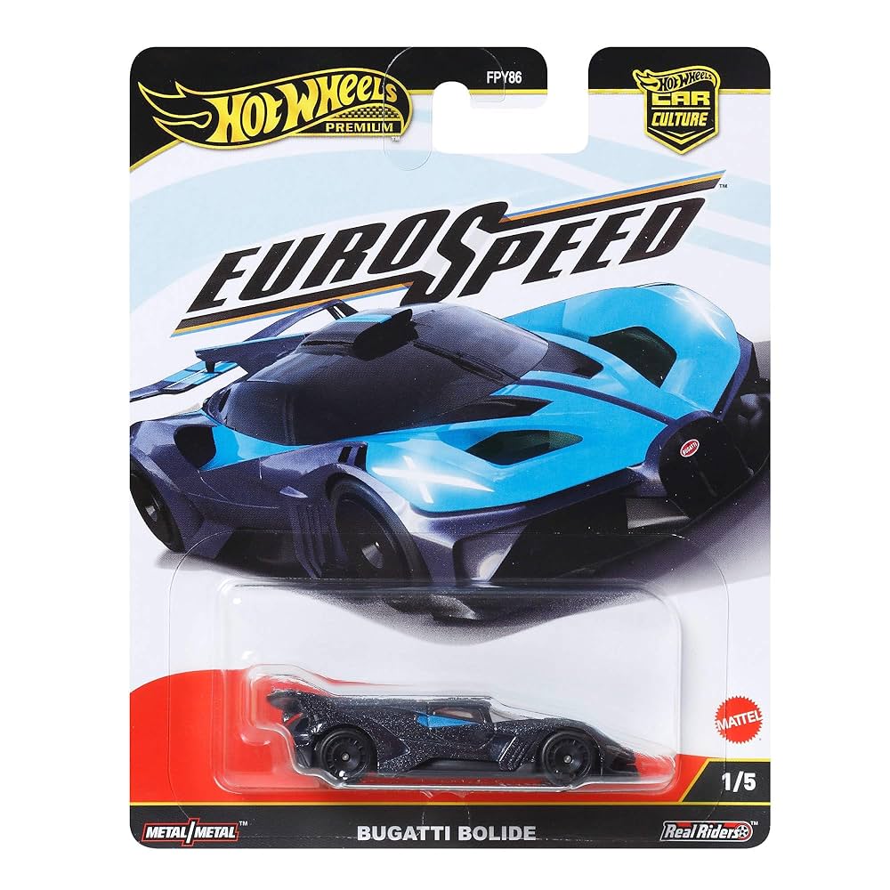 HOT WHEELS PREMIUM EURO SPEED BUGATTI BOLIDE