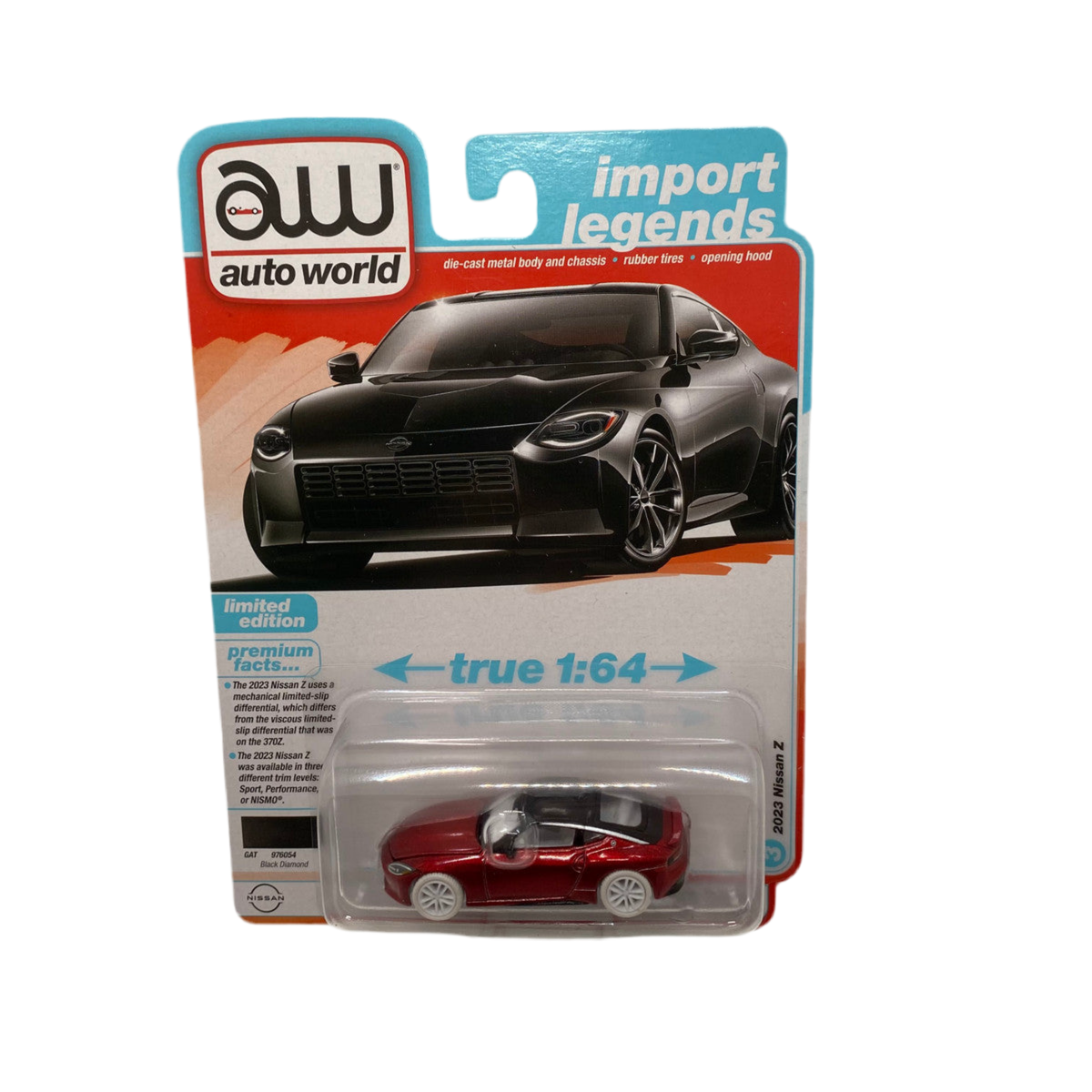 1/64 2023 NISSAN Z (CHASE “WHITE TIRES”) - SPORTS CARS AUTOWORLD