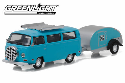1/64 1972 VOLKSWAGEN TYPE 2 AND TEARDROP TRAILER