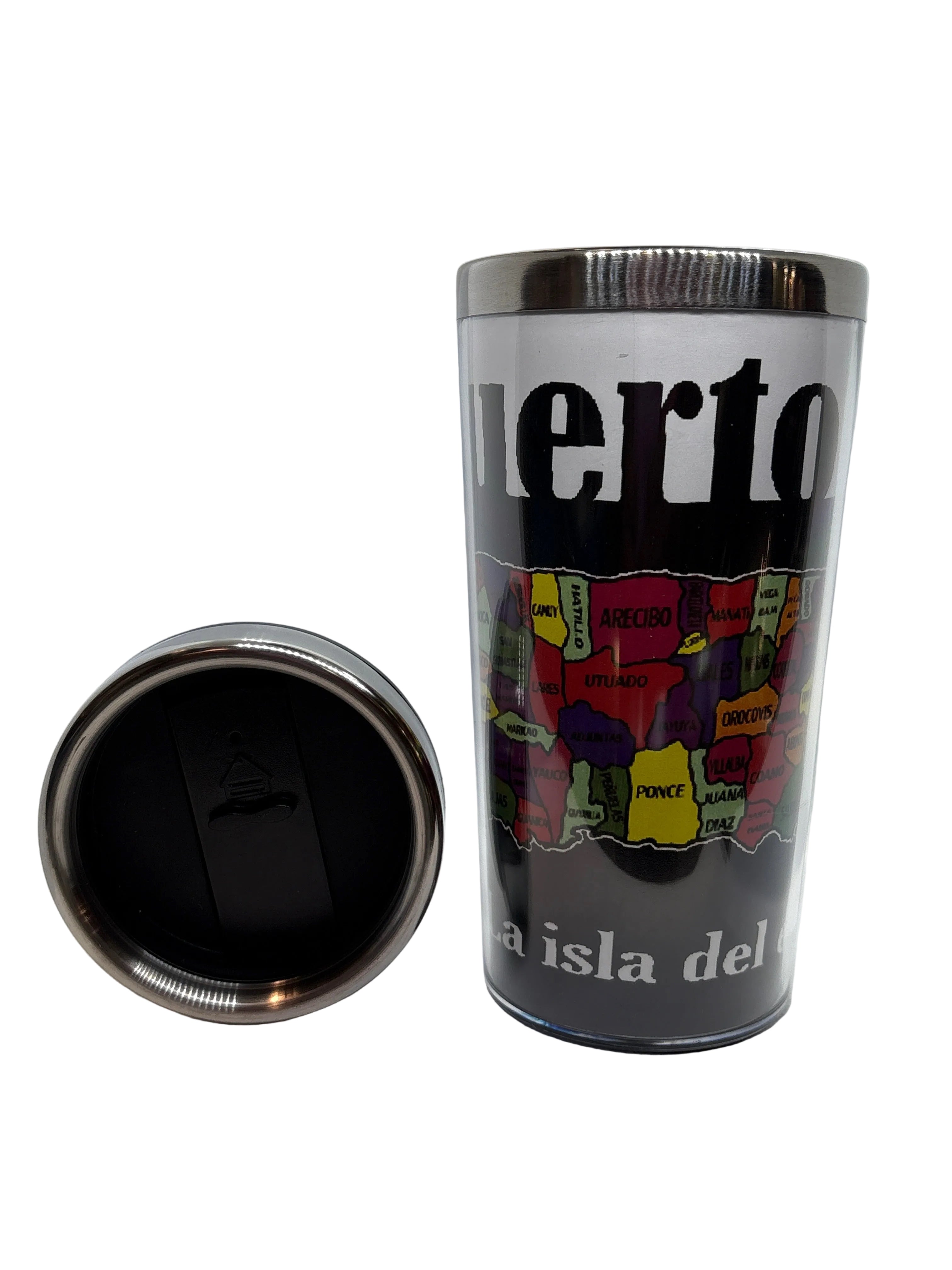 THERMAL CUP PUERTONRICO MAP - VASO THERMAL MAPA DE PUERTO RICO
