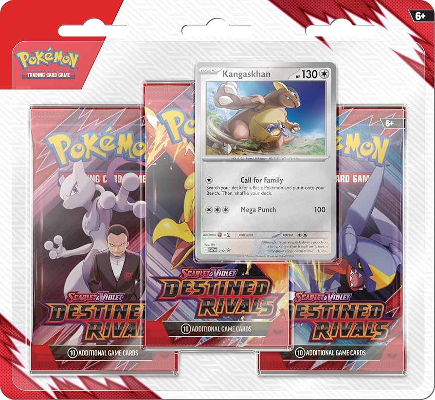 3 BOOSTER PACK DESTINED RIVALS SCARLET&VIOLET