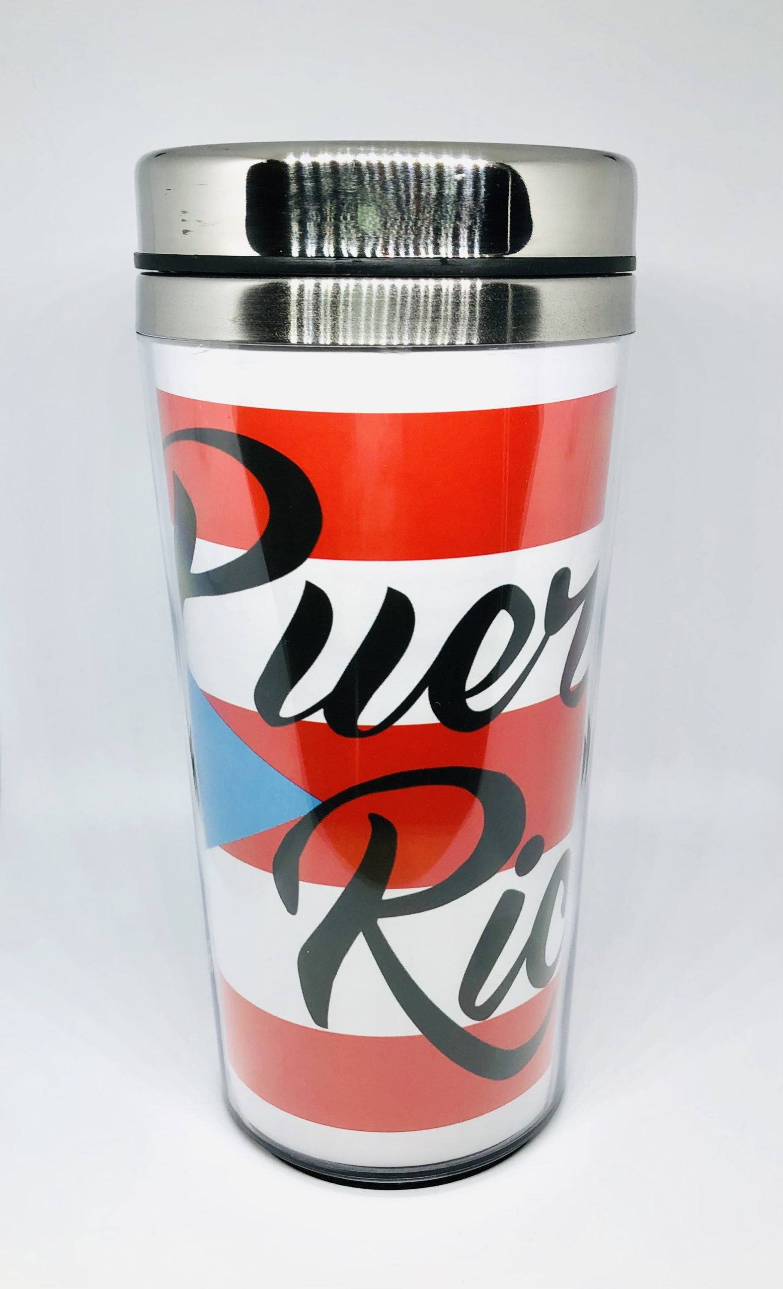 Vaso Termal de Bandera de Puerto Rico