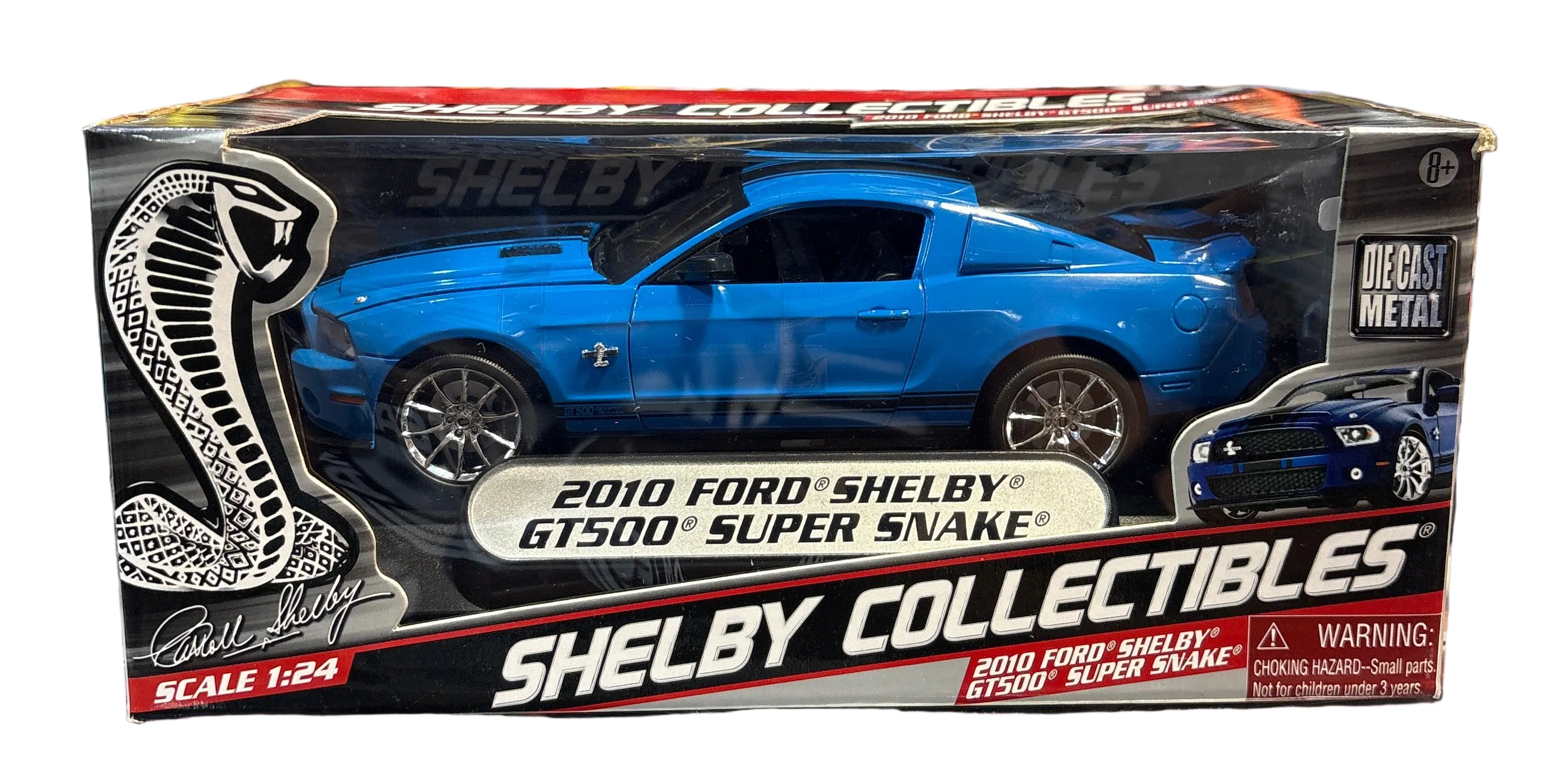 1/24 2010 FORD SHELBY GT500 SUPER SNAKE - SHELBY COLLECTIBLES