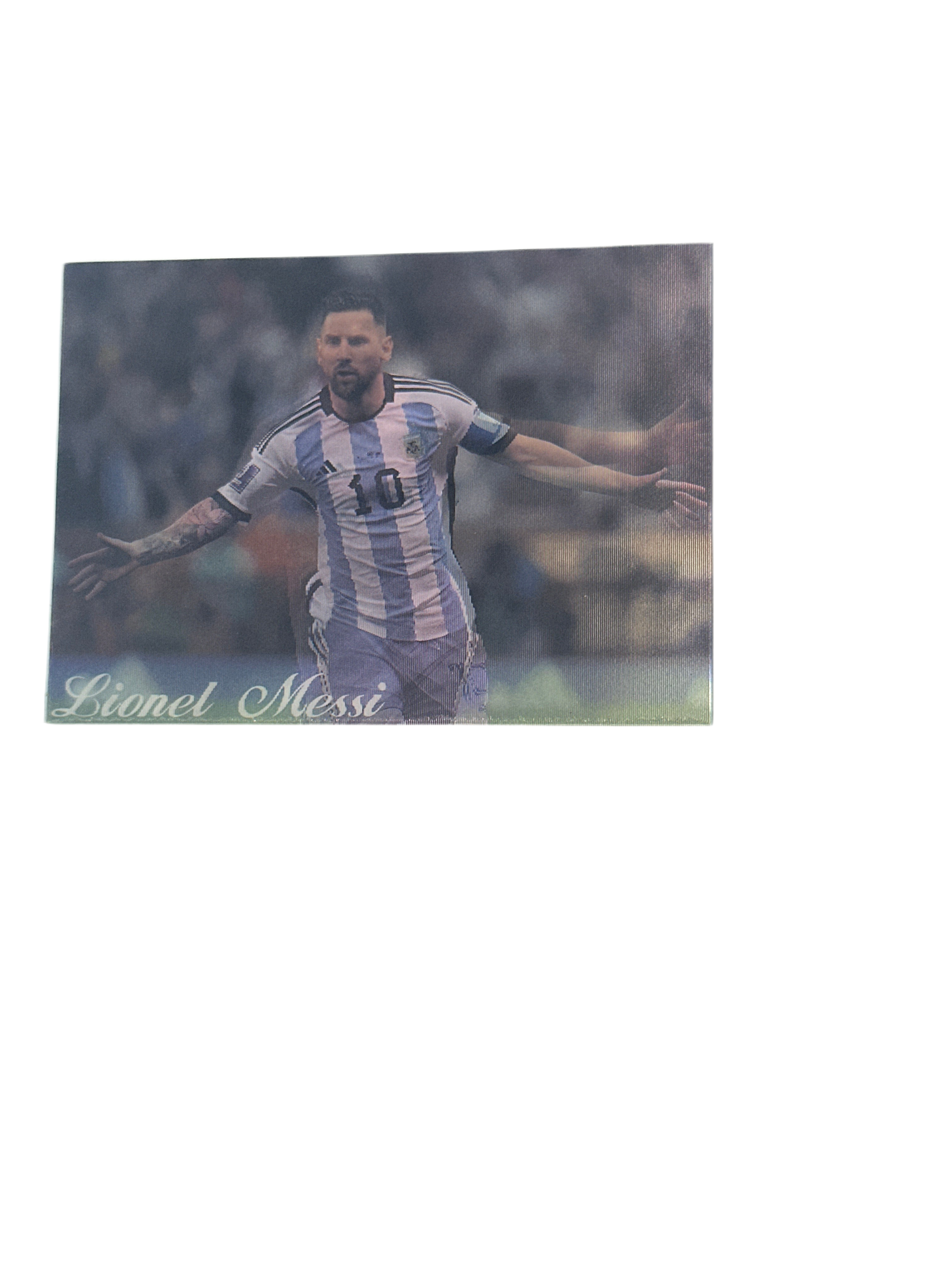 PEGATINA 3D DE LIONEL MESSI