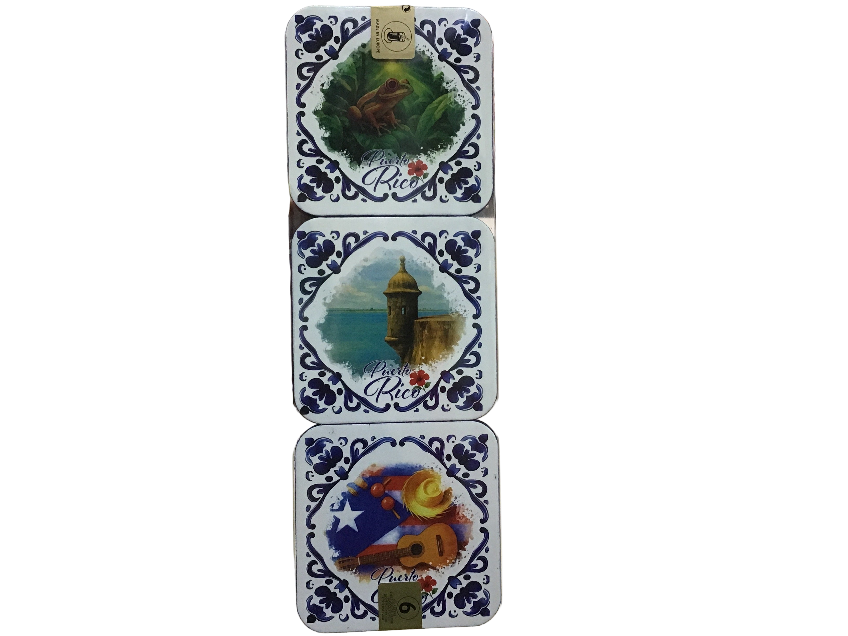 POSAVASOS AZULEJOS- COASTER OF PUERTO RICO AZULEJOS