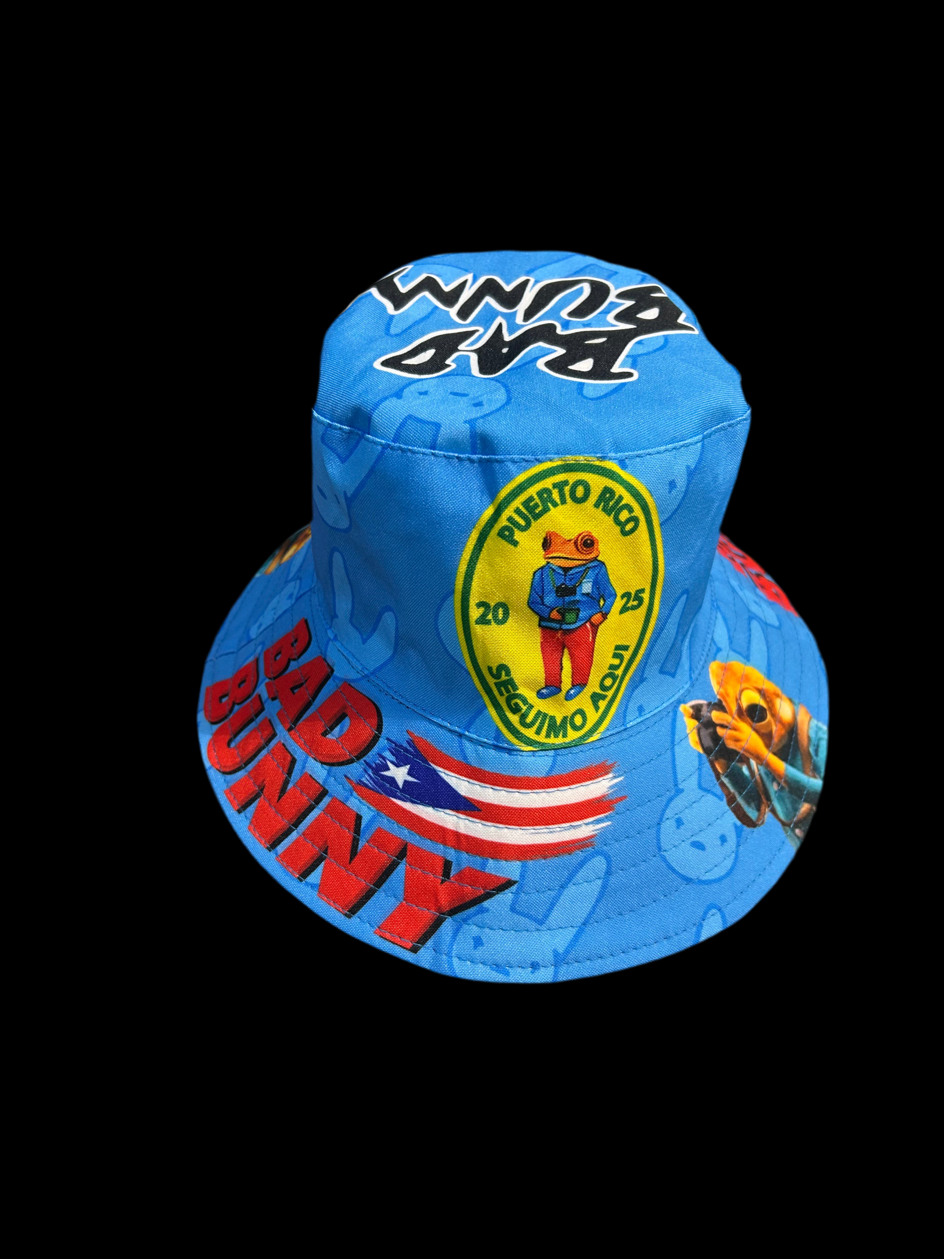 BAD BUNNY REVERSIBLE DTMF BUCKET HAT - SOMBRERO DEBÍ TIRAR MÁS MÁS BAD BUNNY