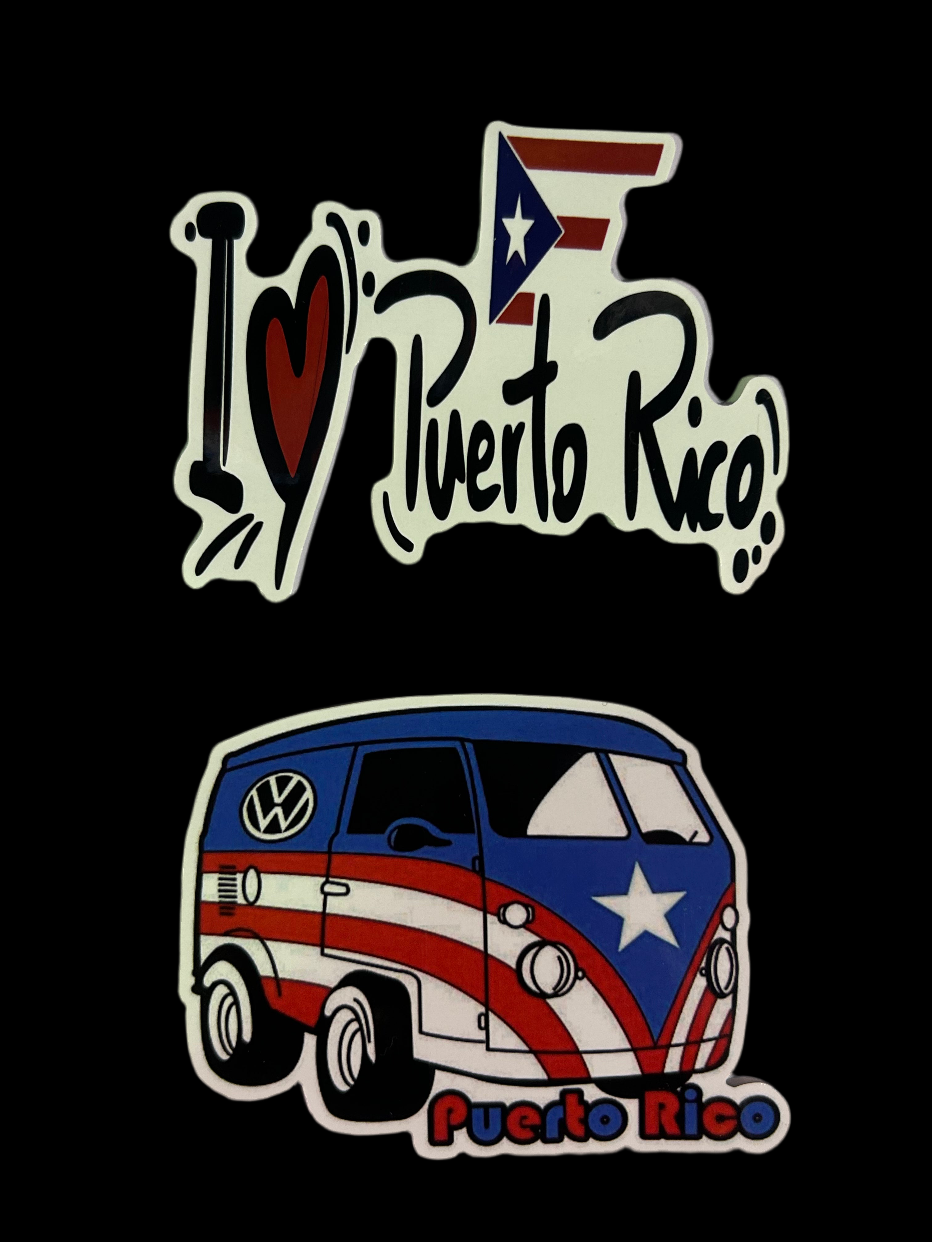 PUERTO RICO 10 PCS STICKER PACK