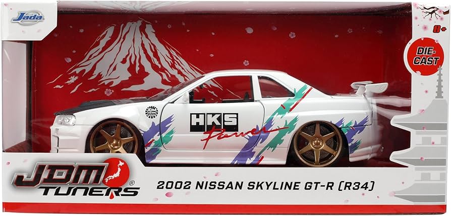 1/24 NISSAN SKYLINE GT-R (R34) – Dream Team Collectibles