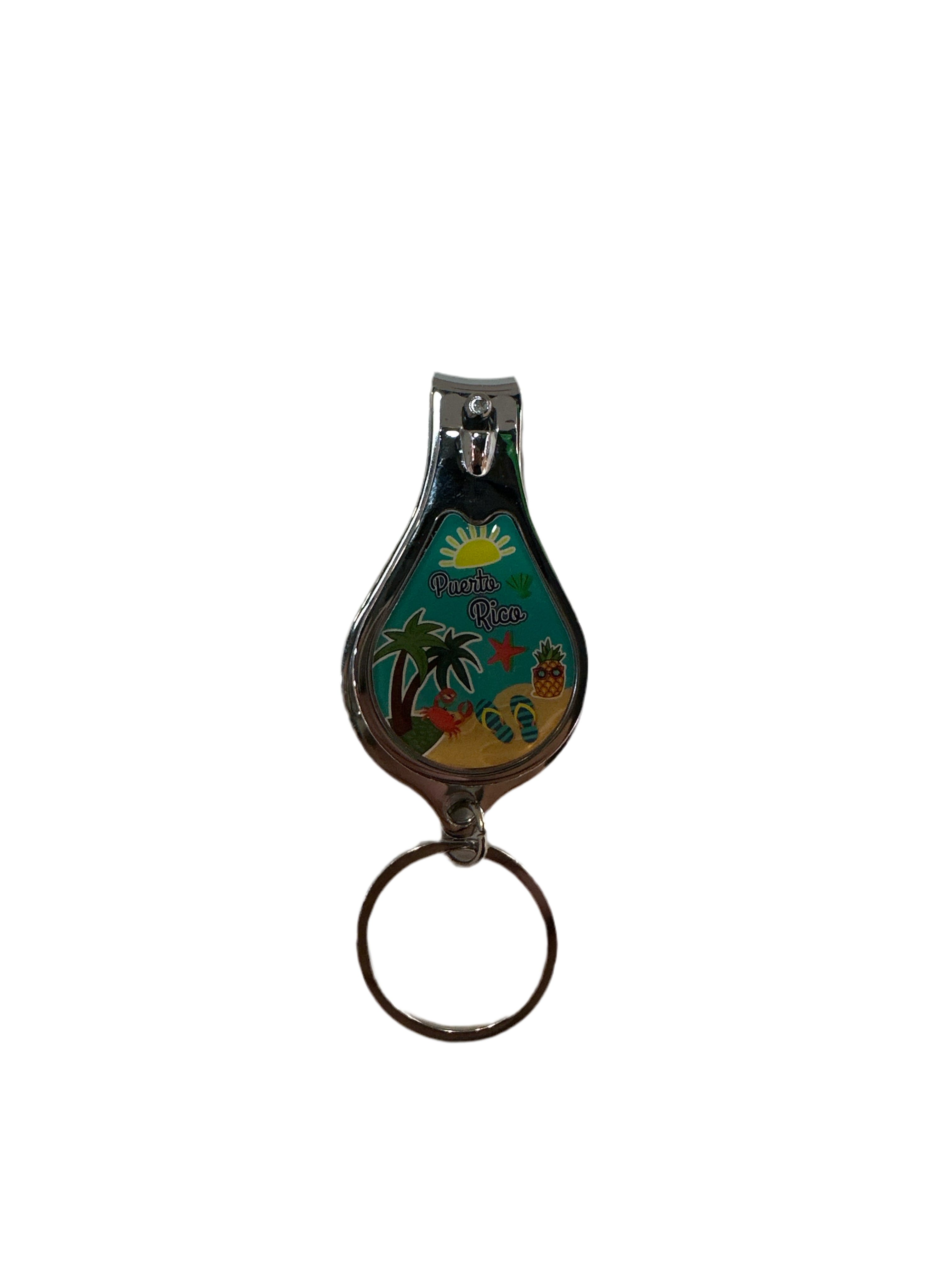 NAIL CLIPPER KEYCHAIN OF PUERTO RICO