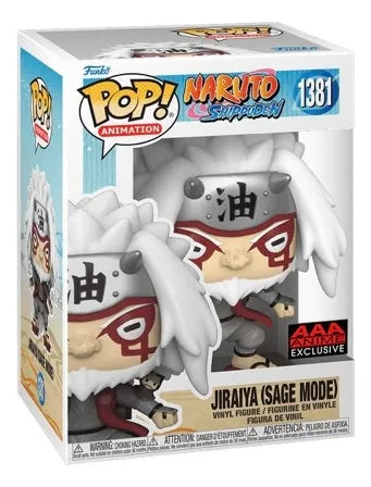 NARUTO SHIPPUDEN JIRAIYA (SAGE MODE) FUNKO POP #1381 AAA ANIME EXCLUSIVE