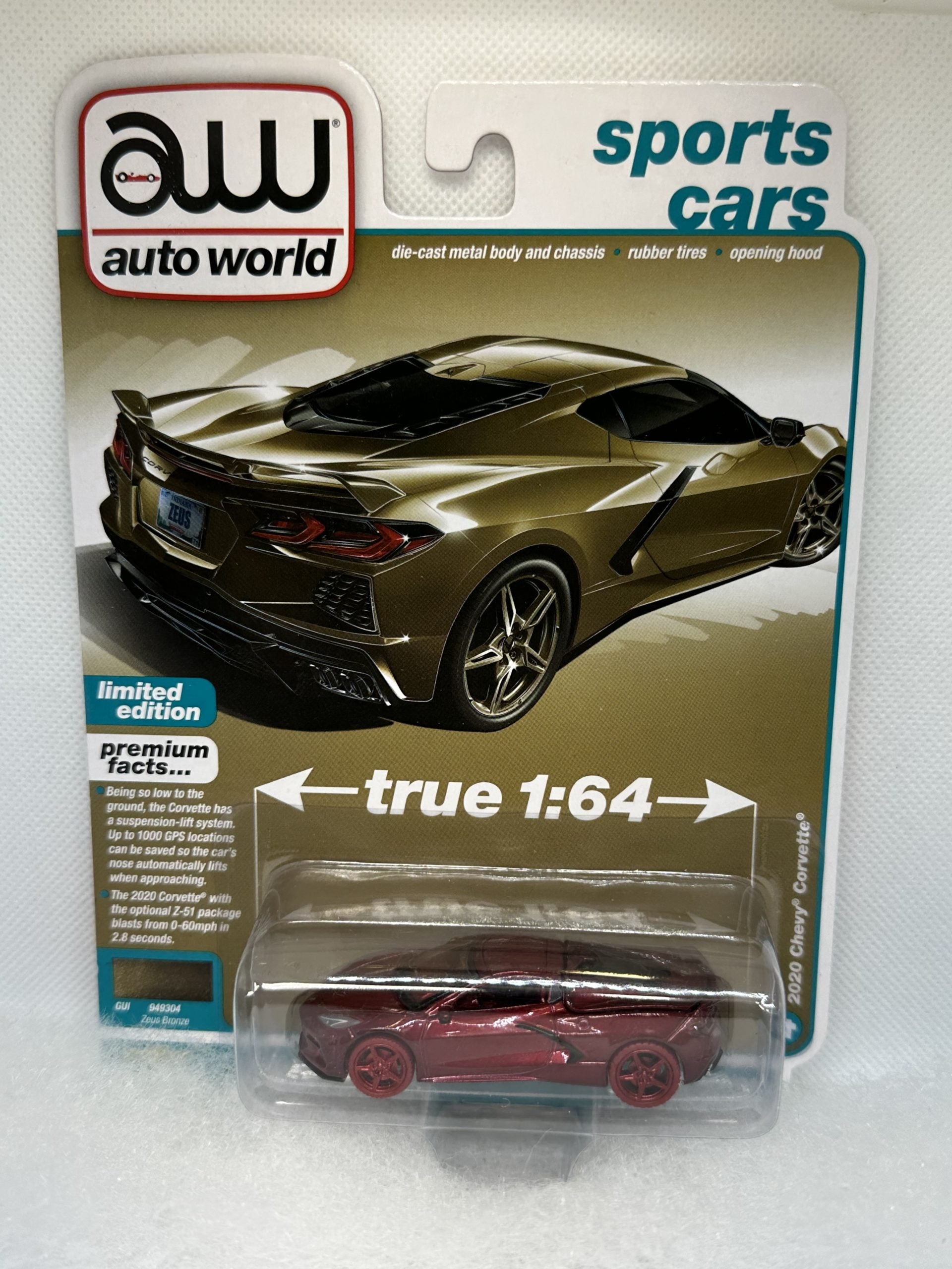 1/64 2020 CHEVY CORVETTE "CHASE" *RARE EDITION*