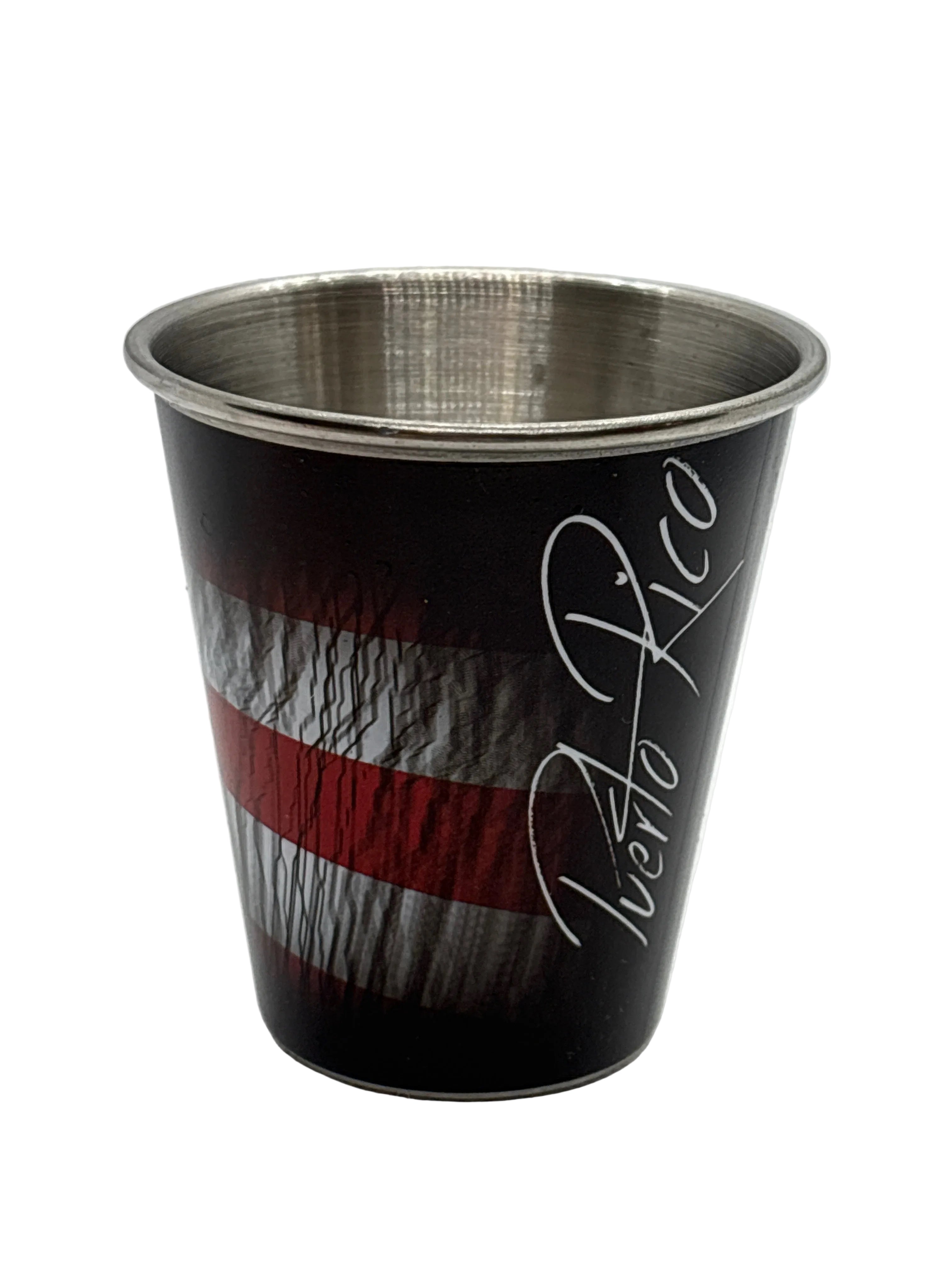 SHOT GLASS PUERTO RICO METAL - BANDERA