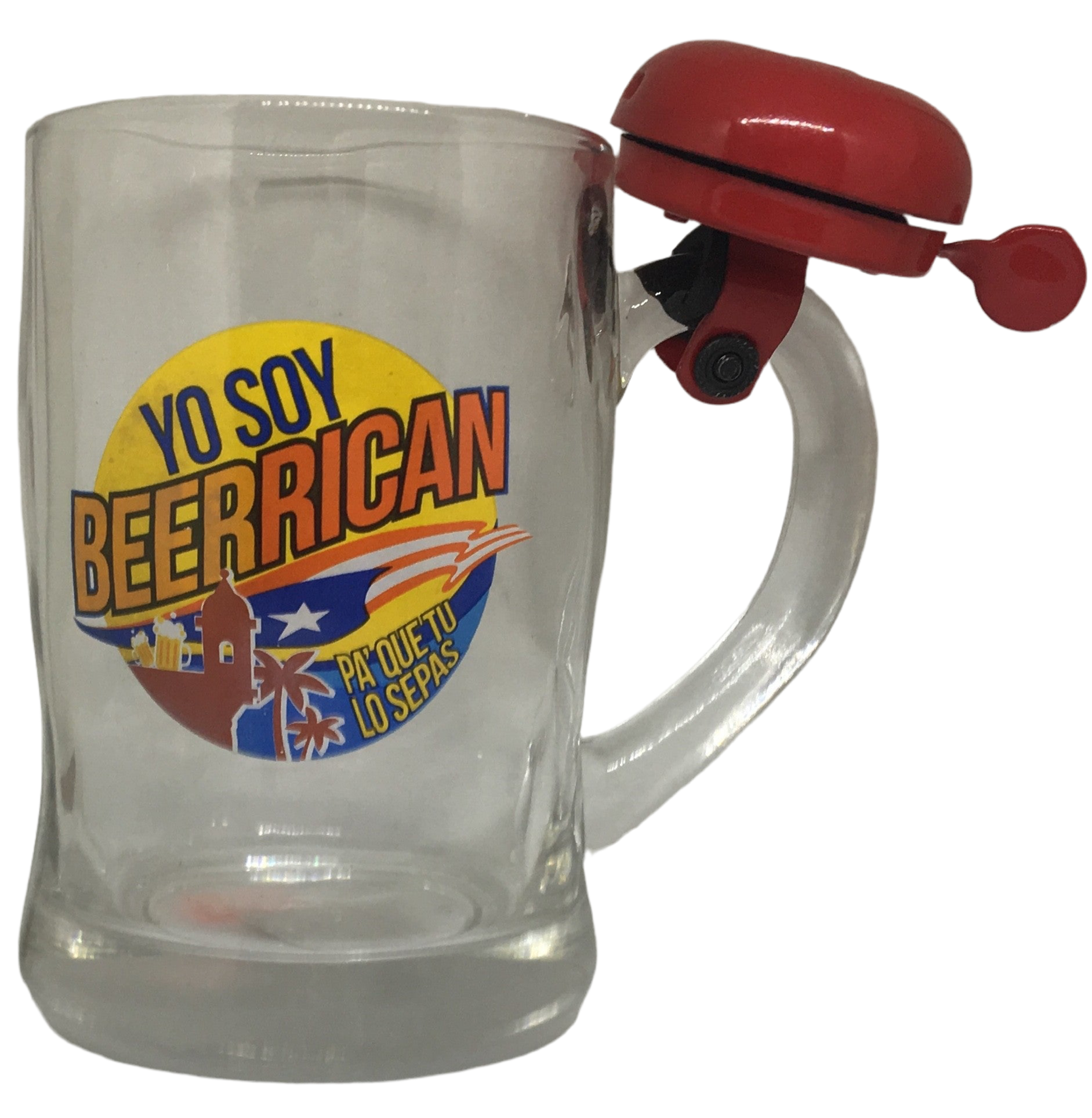 Taza en cristal- Timbre y garita