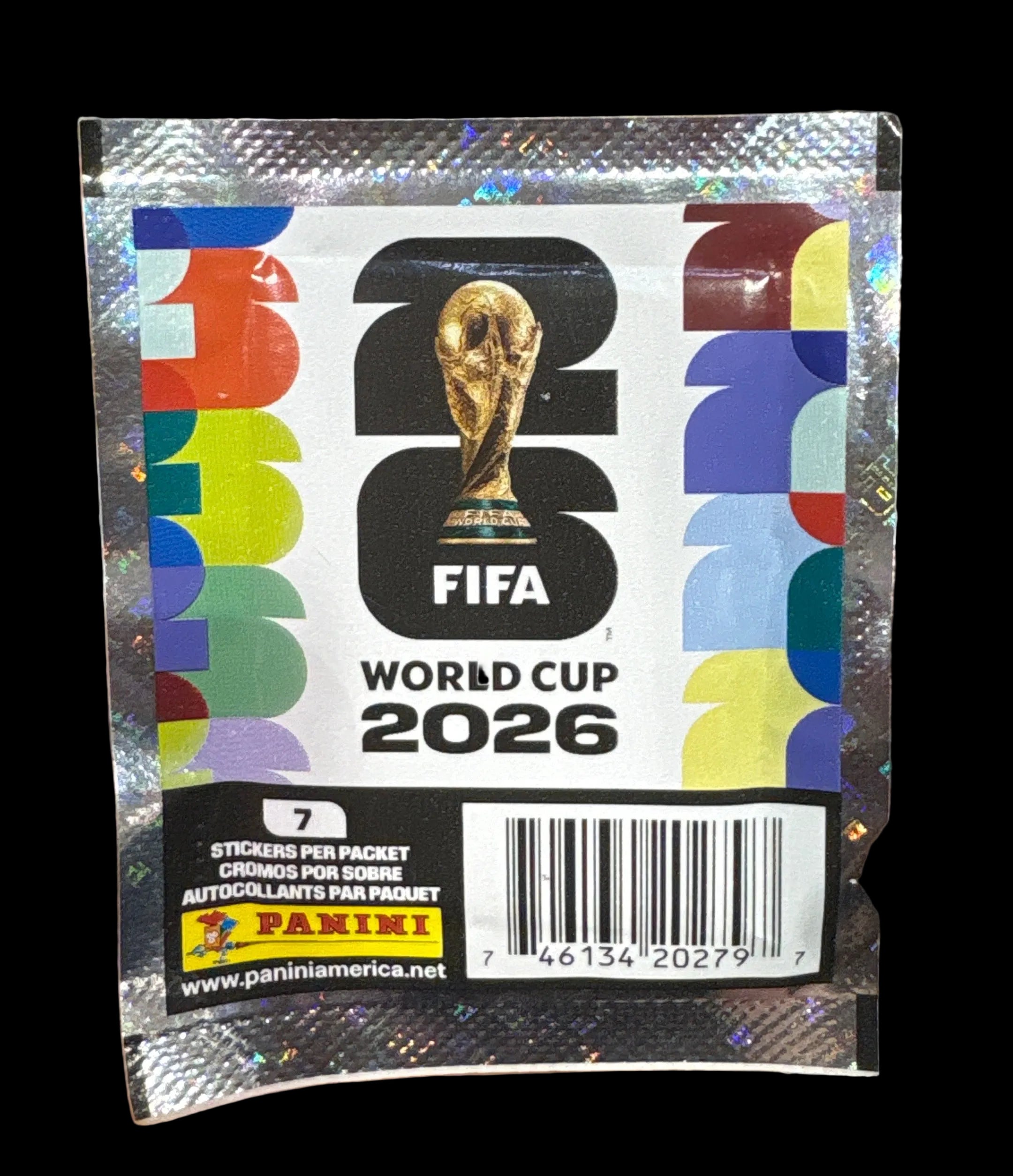2026 PANINI FIFA WORLD CUP OFFICIAL 7 STICKER PER PACKET COLLECTION