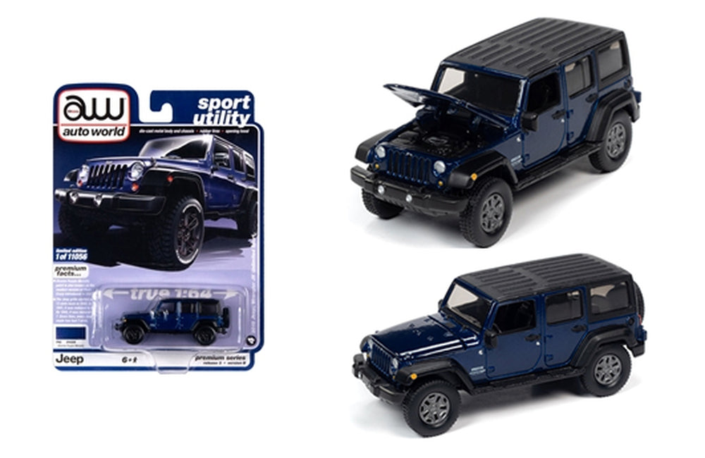 1/64 2018 JEEP WRANGLER JK UNLIMITED PURPLE - SPORT UTILITY