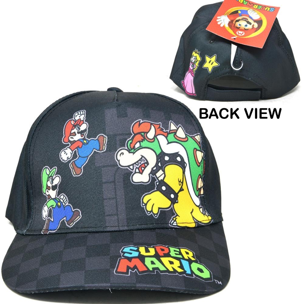 Gorra de béisbol infantil de Mario