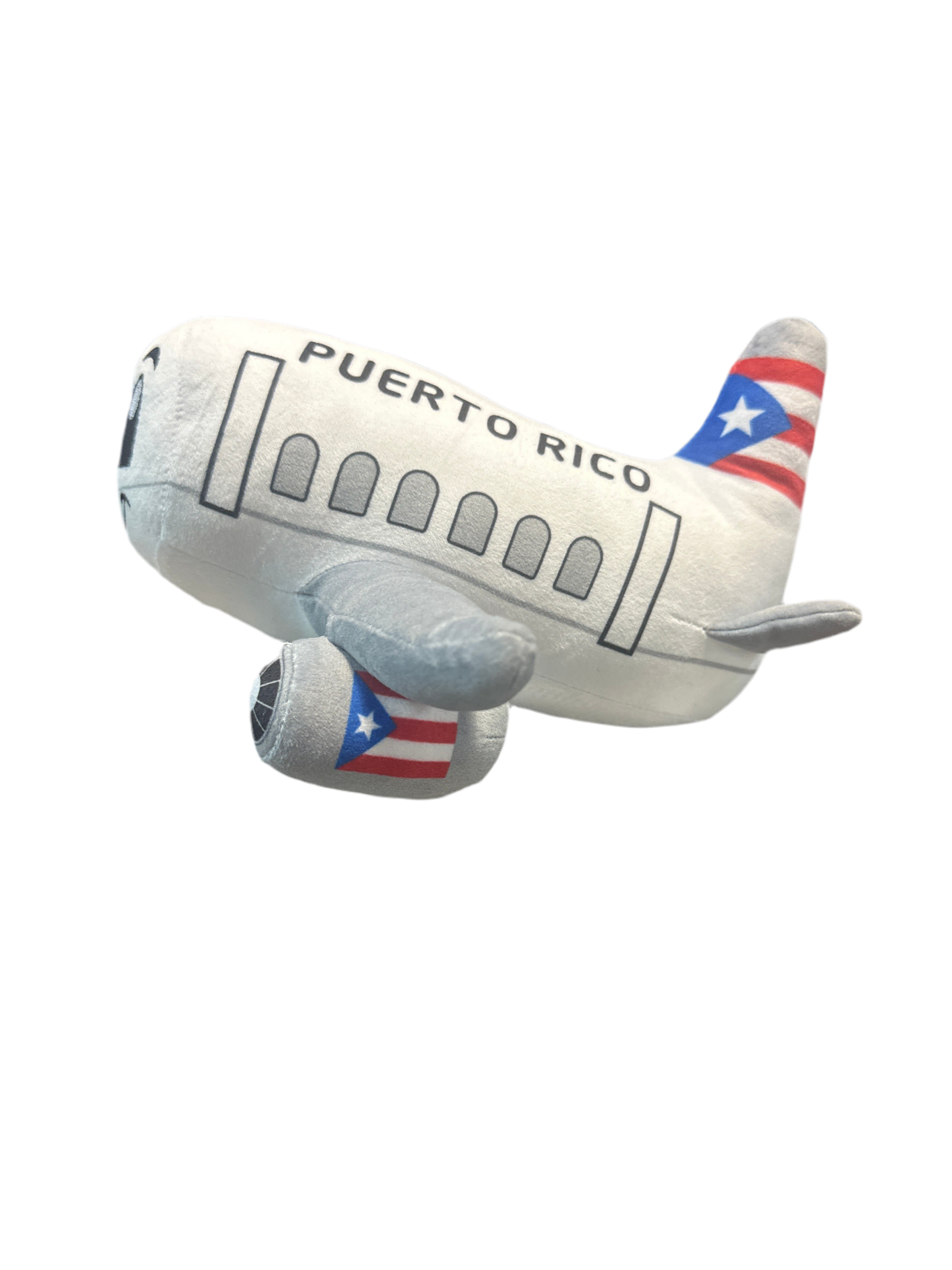 9” PUERTO RICO AIRPLANE PLUSH - AVION DE PUERTO RICO PELUCHE