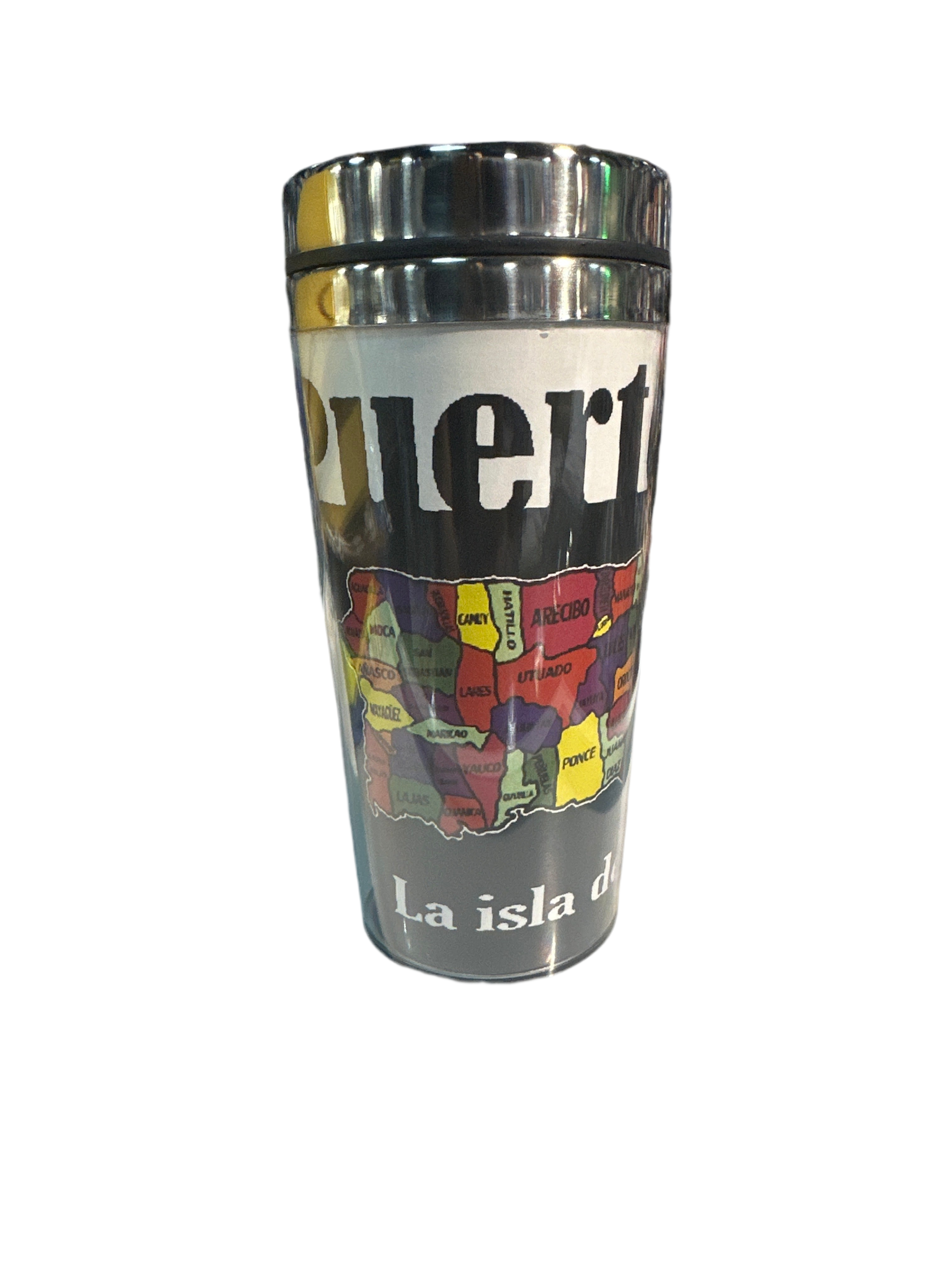 THERMAL CUP PUERTONRICO MAP - VASO THERMAL MAPA DE PUERTO RICO