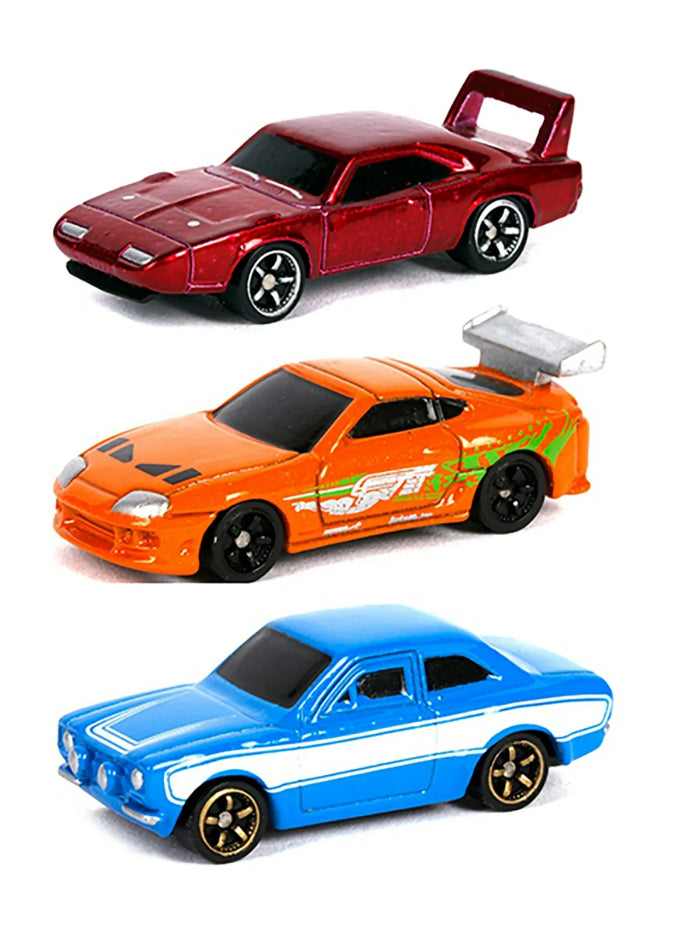 SET DE 3 PIEZAS DE RÁPIDOS Y FURIOUS - NANO HOLLYWOOD RIDES