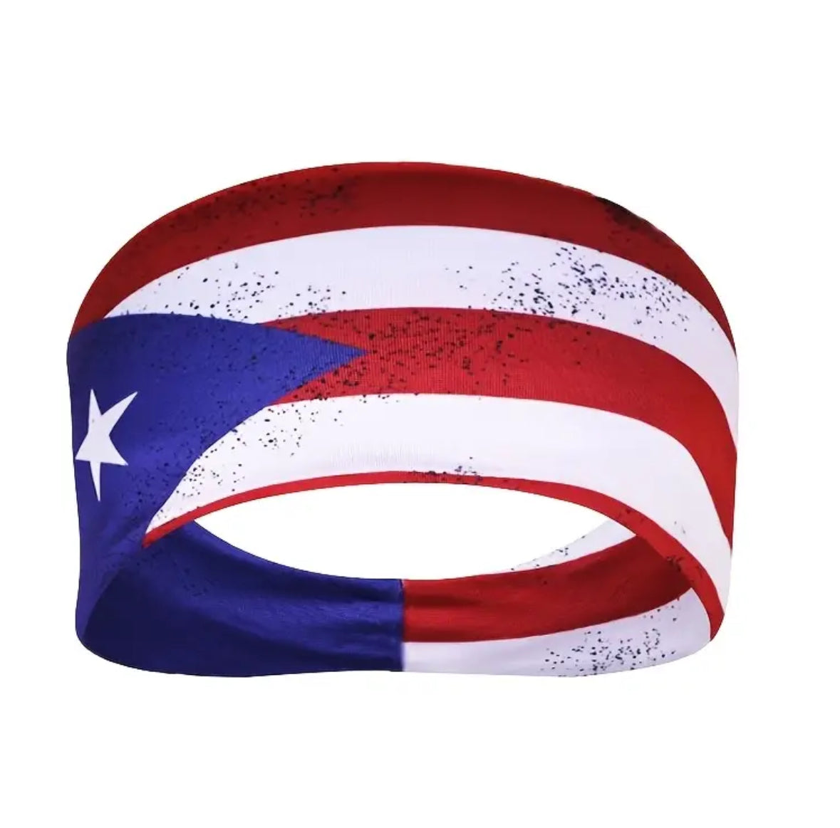HEADBAND WITH PUERTO RICO FLAG