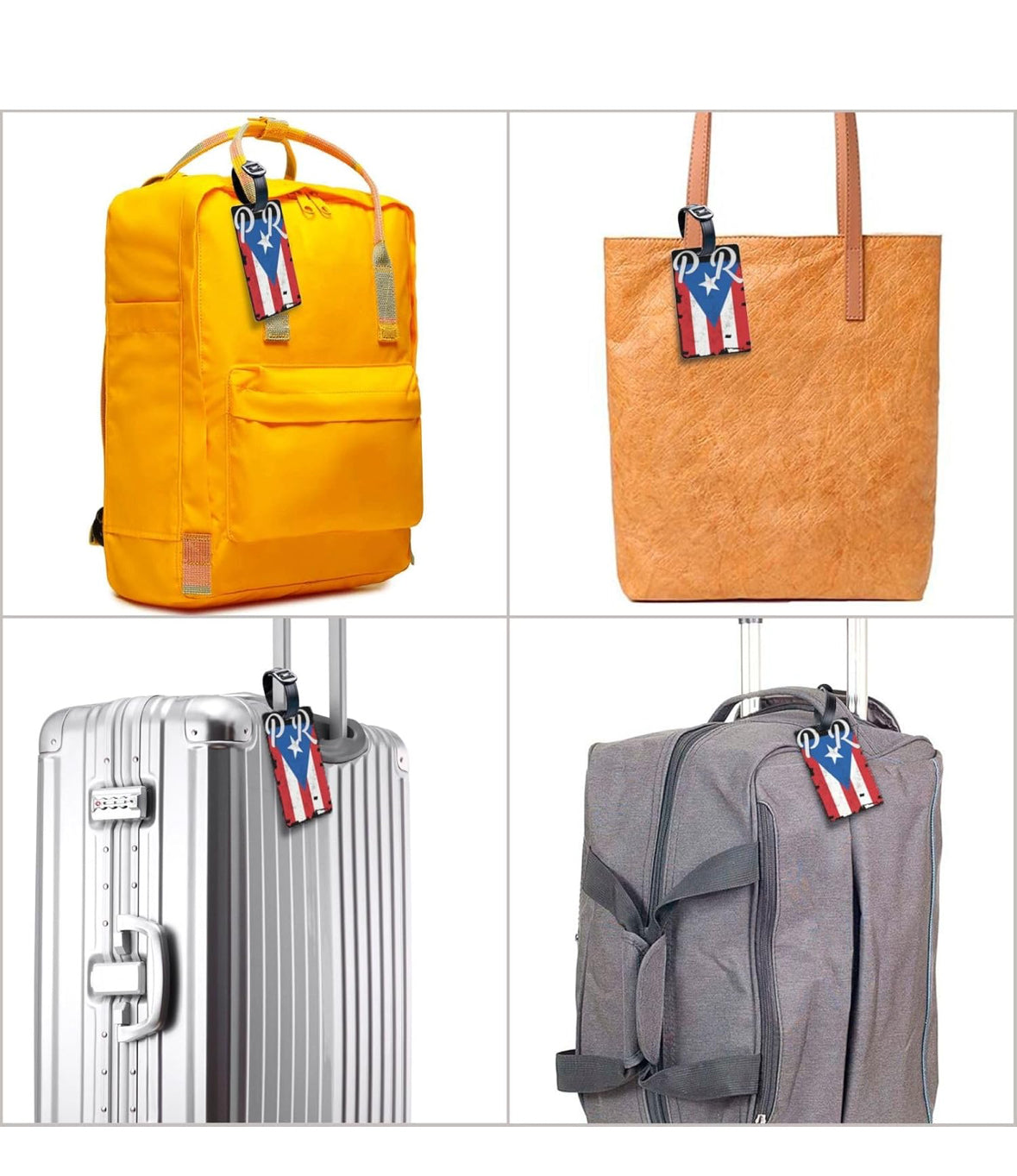 LUGGAGE ID. WITH PUERTO RICO FLAG