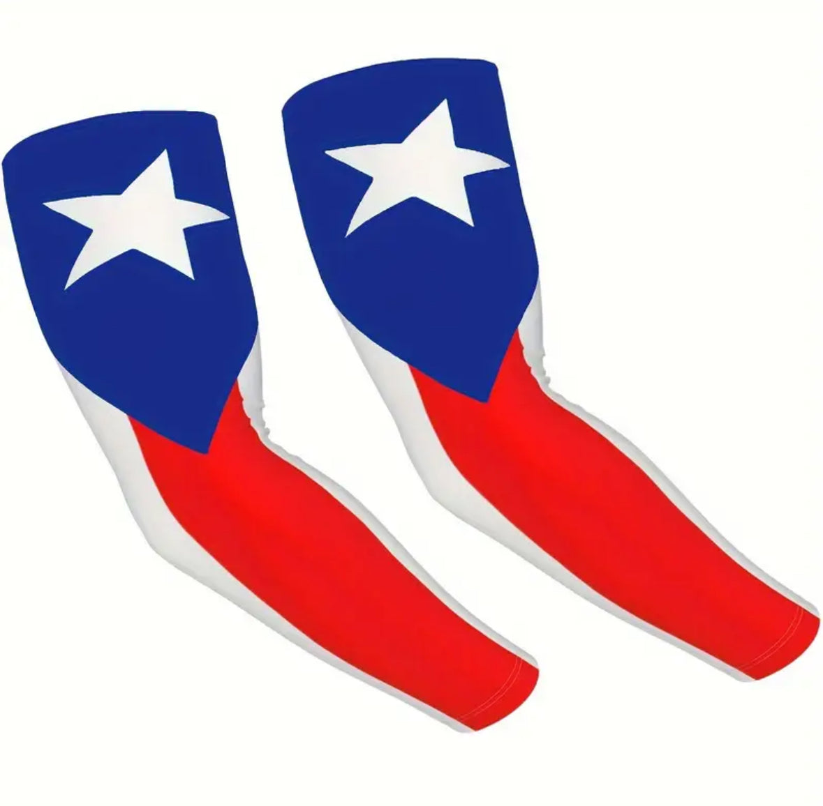 ARM SLEEVES WITH PUERTO RICO FLAG (PAIR)