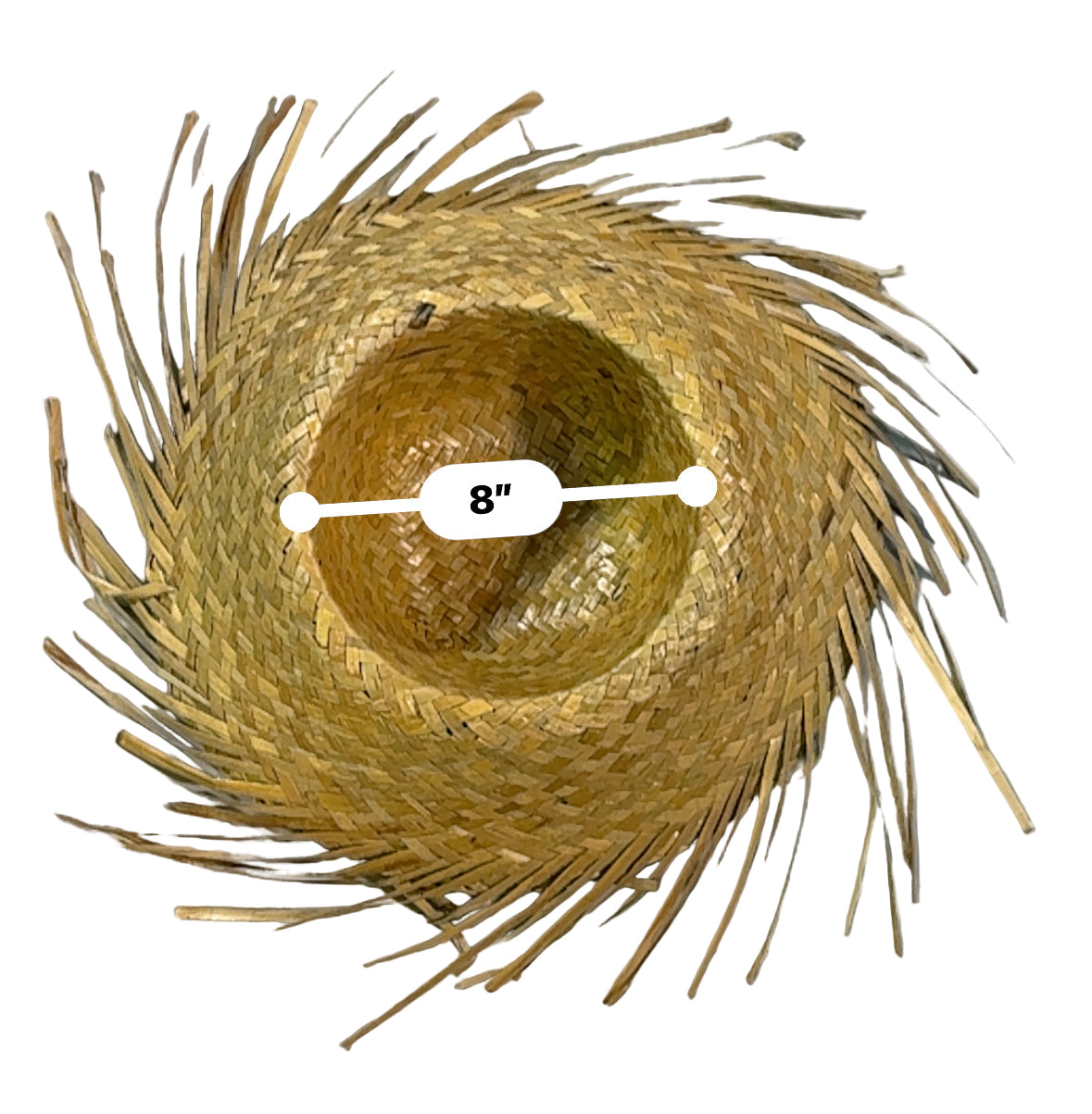 SOMBRERO PAVA DE PUERTO RICO TAMAÑO ADULTO - PUERTO RICO STRAW HAT ADULT SIZE (PD)