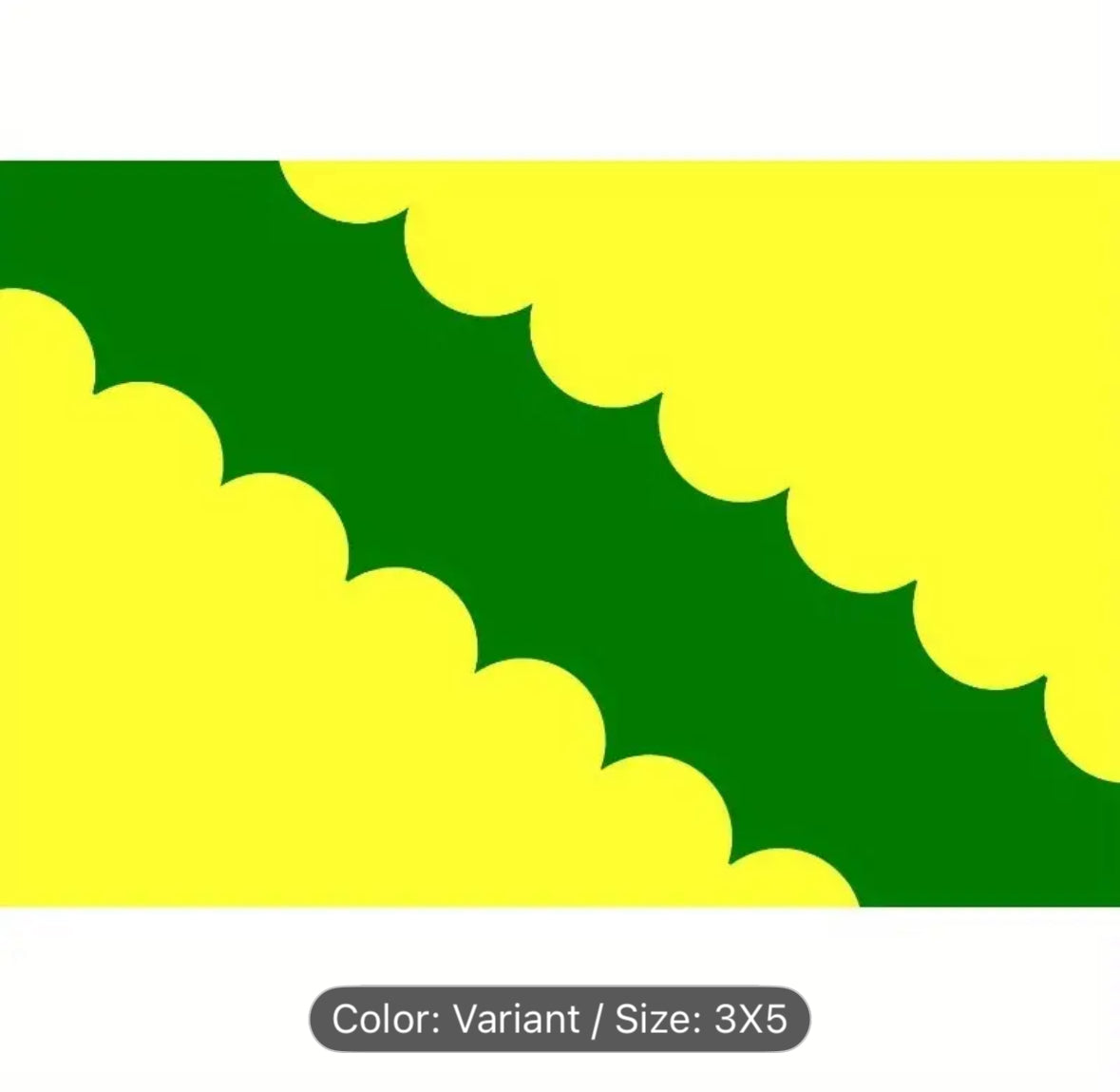 BANDERA DE VEGA BAJA PUERTO RICO 3 x 5’
