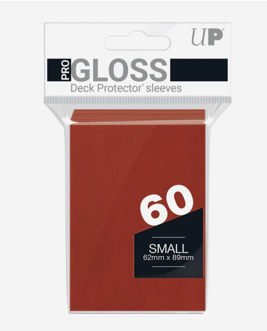 DECK PROTECTOR SMALL SIZE - RED 60 COUNT