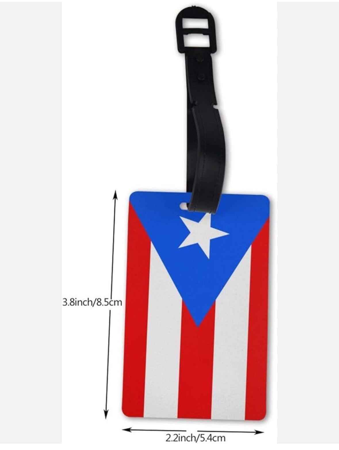 LUGGAGE ID. WITH PUERTO RICO FLAG