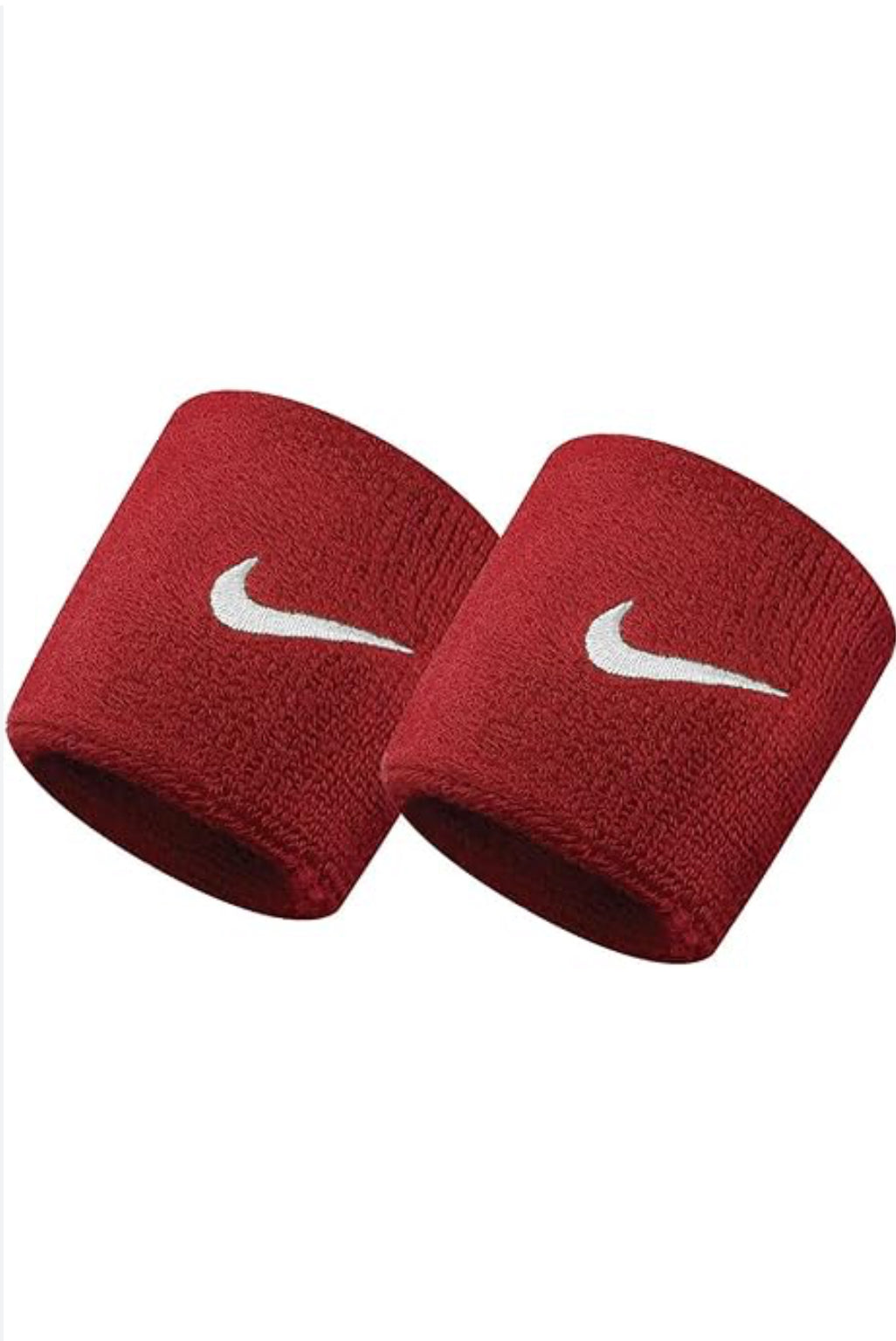 NIKE WRISTBAND PAIR - RED AC0009-601