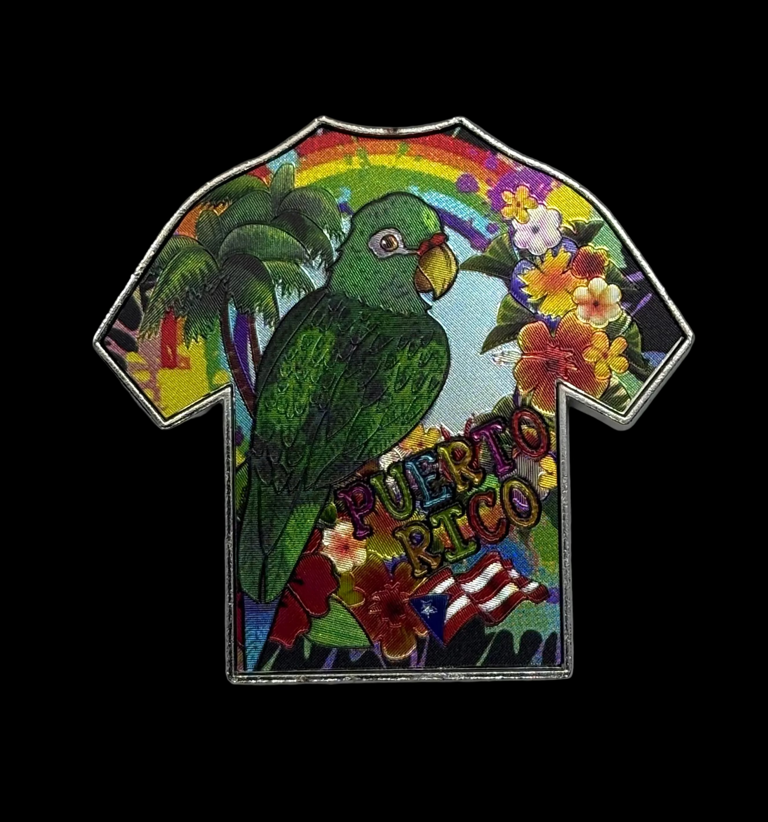MAGNETO METÁLICO TSHIRT PUERTO RICO / PUERTO RICO TSHIRT METALLIC MAGNET