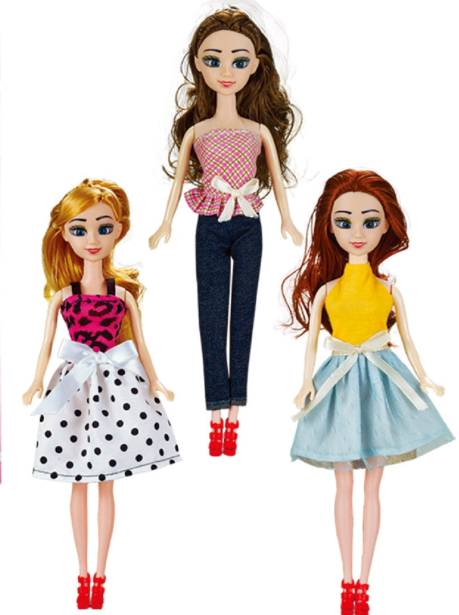 BEAUTY DOLL COLLECTION (3 DOLLS SET) 166W