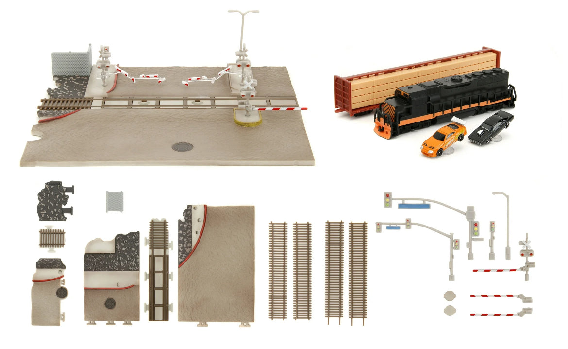 FINAL RACE TRAIN TRACK NANO SCENE - FAST & FURIOUS