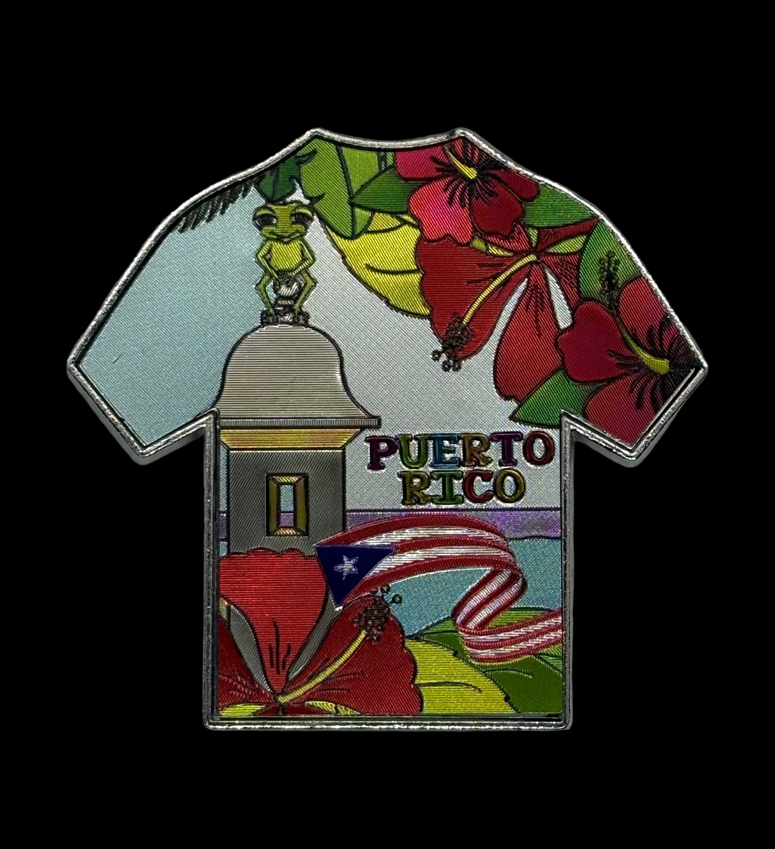 MAGNETO METÁLICO TSHIRT PUERTO RICO / PUERTO RICO TSHIRT METALLIC MAGNET