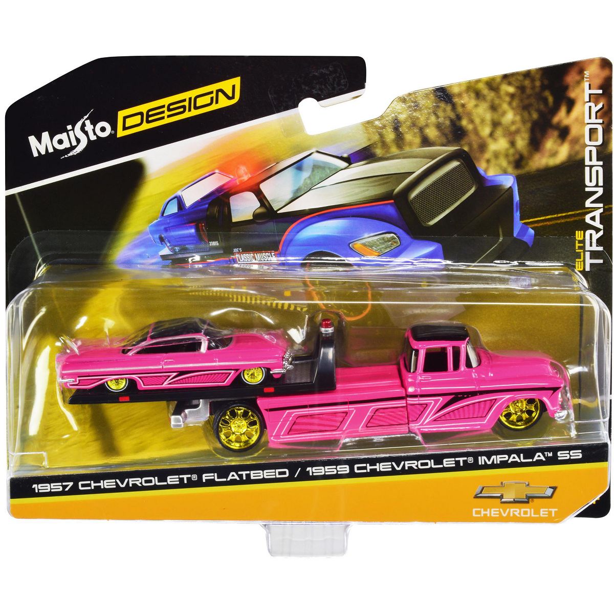 1/64 1957 CHEVROLET FLATBED / 1959 CHEVROLET IMPALA