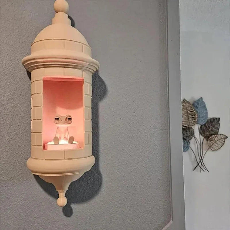 COQUI IN GARITA WALL LAMP - LAMPARA COQUI EN GARITA PARA PARED