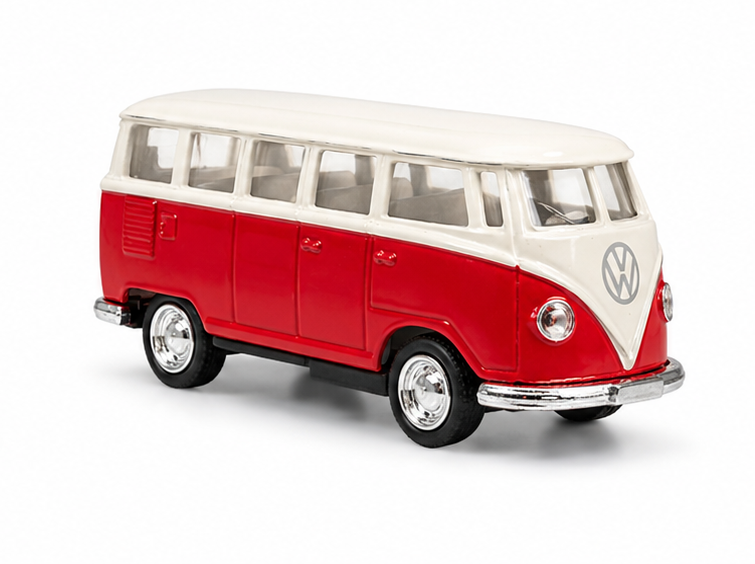 1/64 1962 VOLKSWAGEN CLASSICAL SAMBA BUS - KINSMART