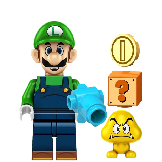 BUILDING BLOCK- LUIGI SUPER MARIO KF1920