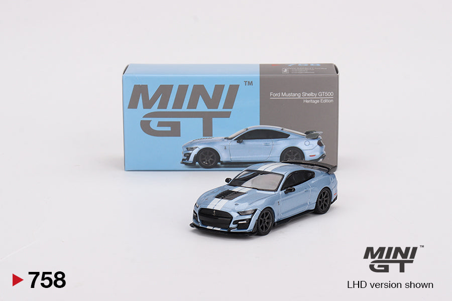 1/64 FORD MUSTANG SHELBY GT500 HERITAGE EDITION - MINI GT