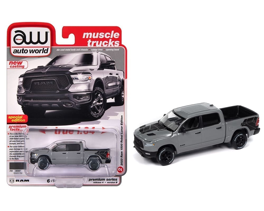 1/64 2023 RAM 1500 REBEL LUNAR EDITION - MUSCLE TRUCK